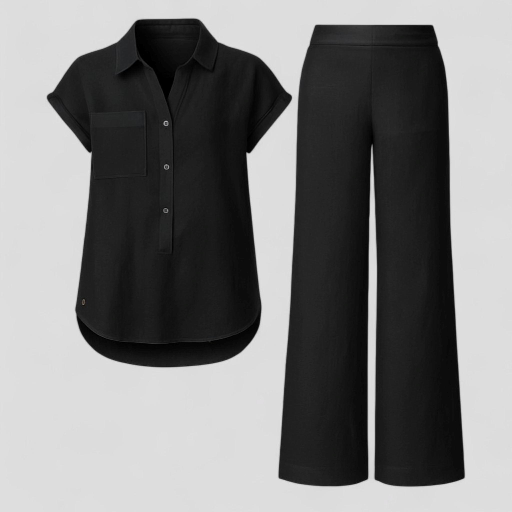Damen Elegantes Leinen Sommer-Outfit 2