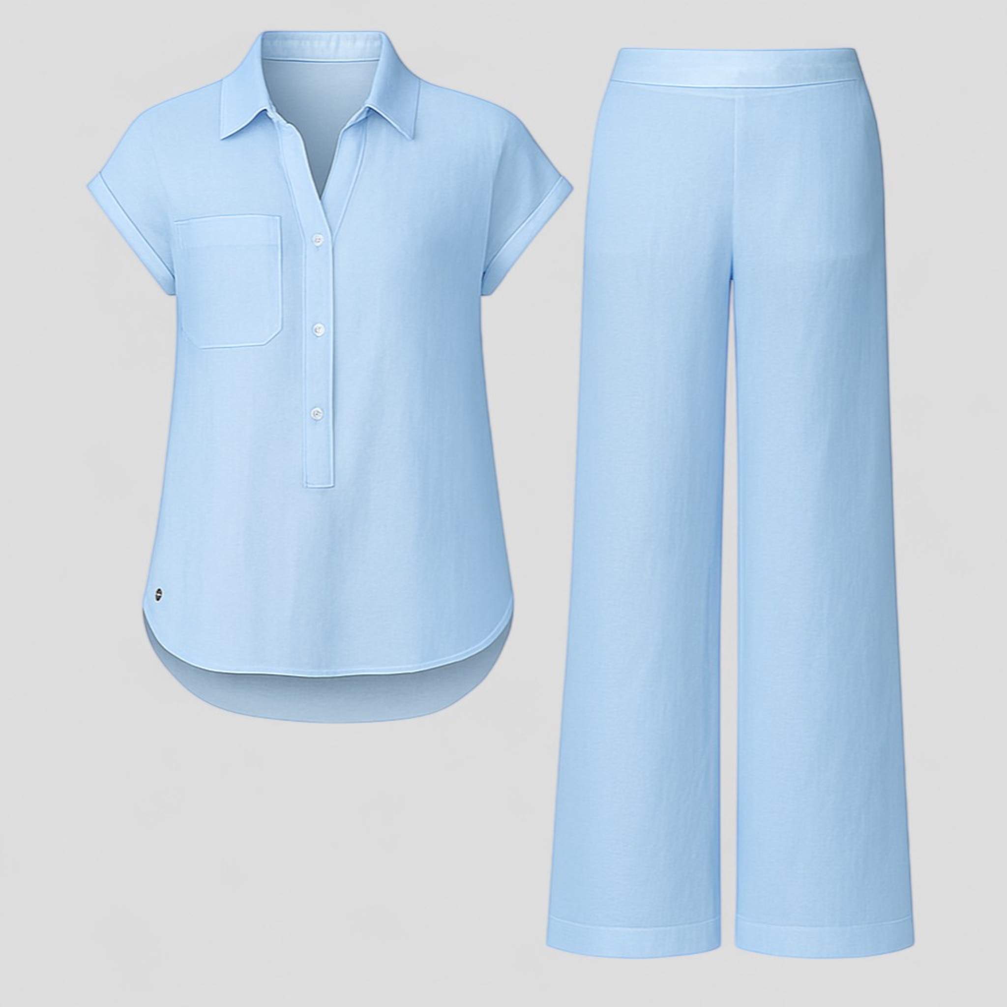 Damen Elegantes Leinen Sommer-Outfit 5