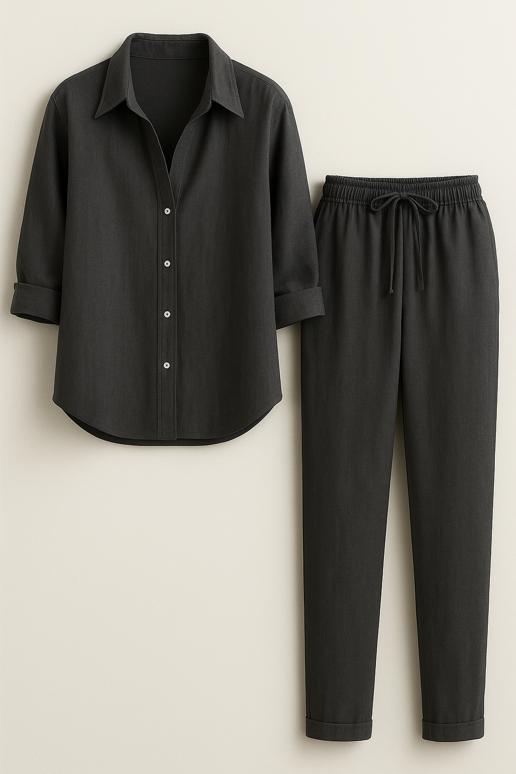 Damen Elegantes Sommer-Outfit aus Leinen 2