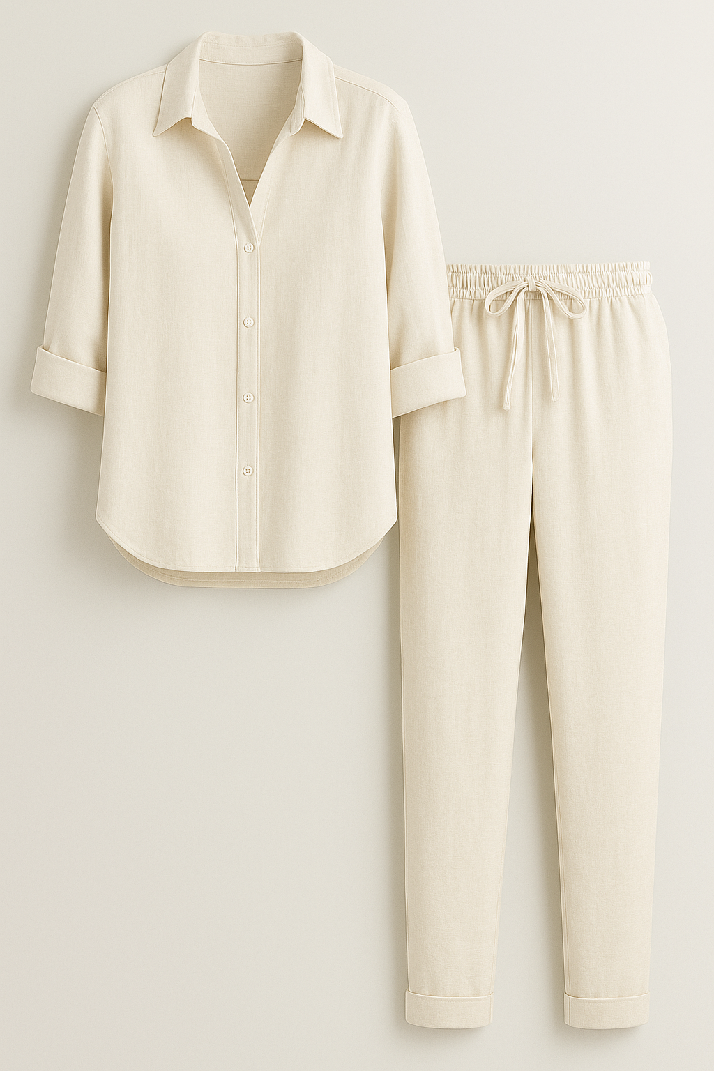Damen Elegantes Sommer-Outfit aus Leinen 5