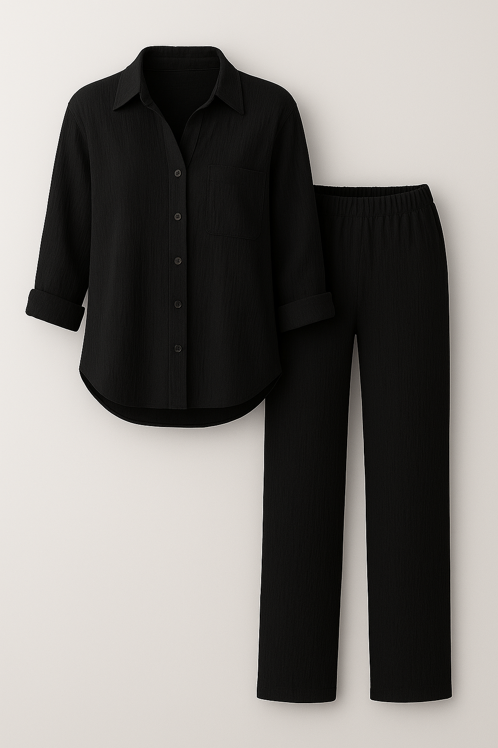 Damen Elegantes Sommer Set mit Bluse und Hose 4