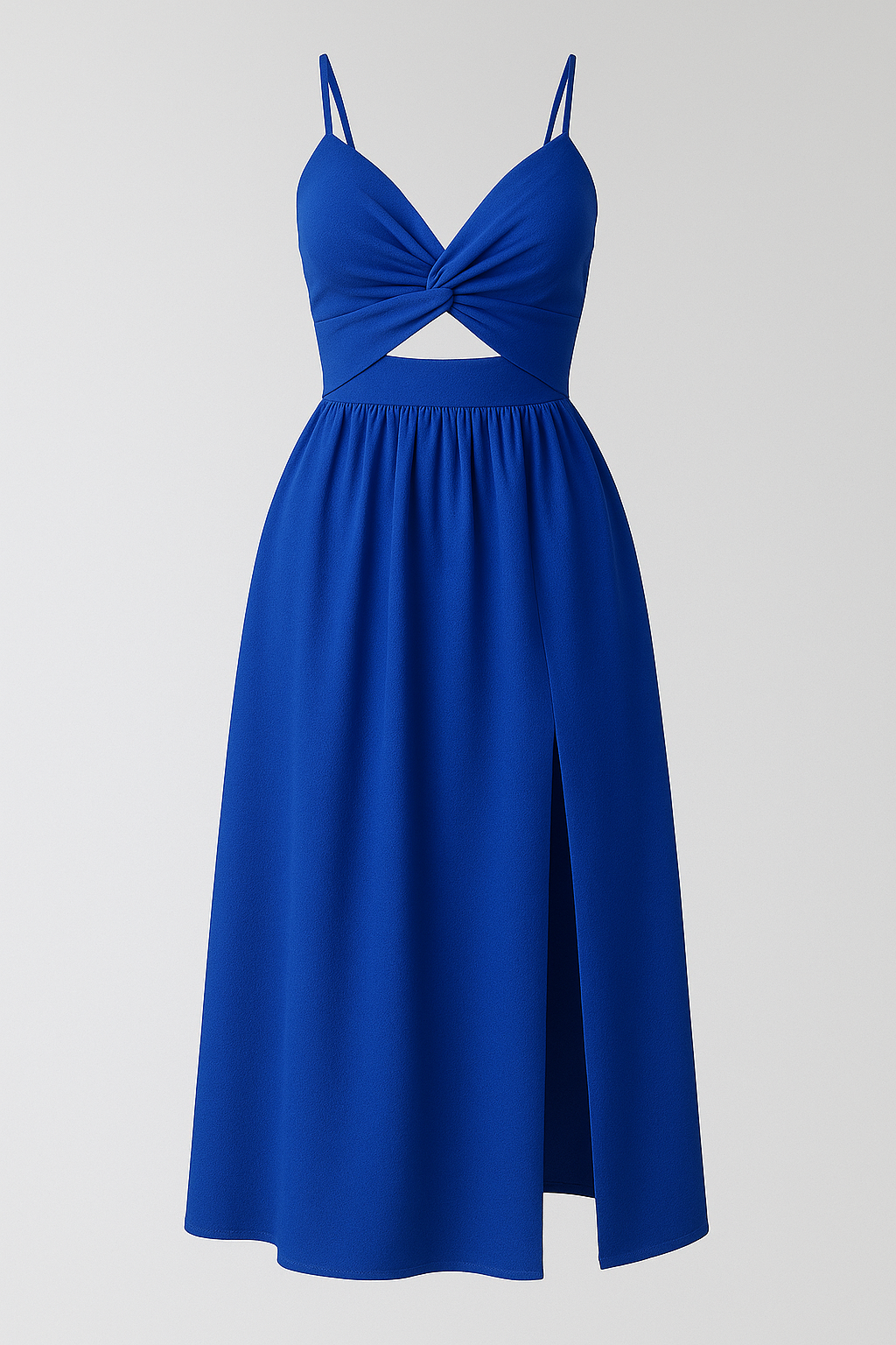Damen Festliches Midi-Kleid mit Spaghetti-Trägern 3