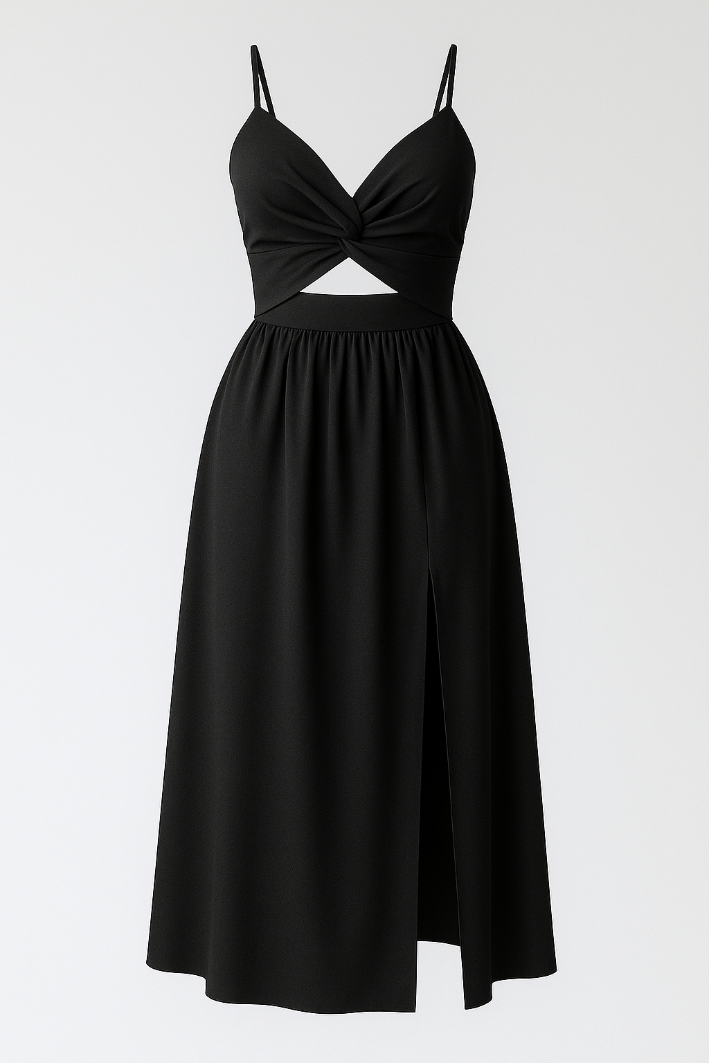 Damen Festliches Midi-Kleid mit Spaghetti-Trägern 4
