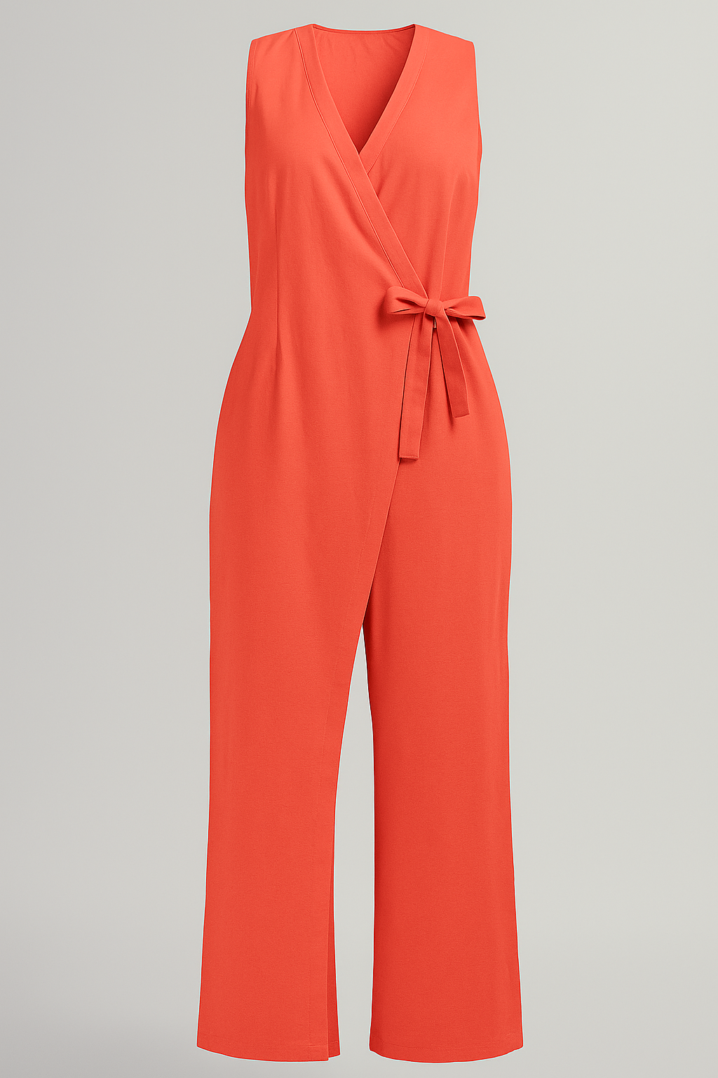 Damen Jumpsuit Elegant Schwarz Ohne Ärmel 0