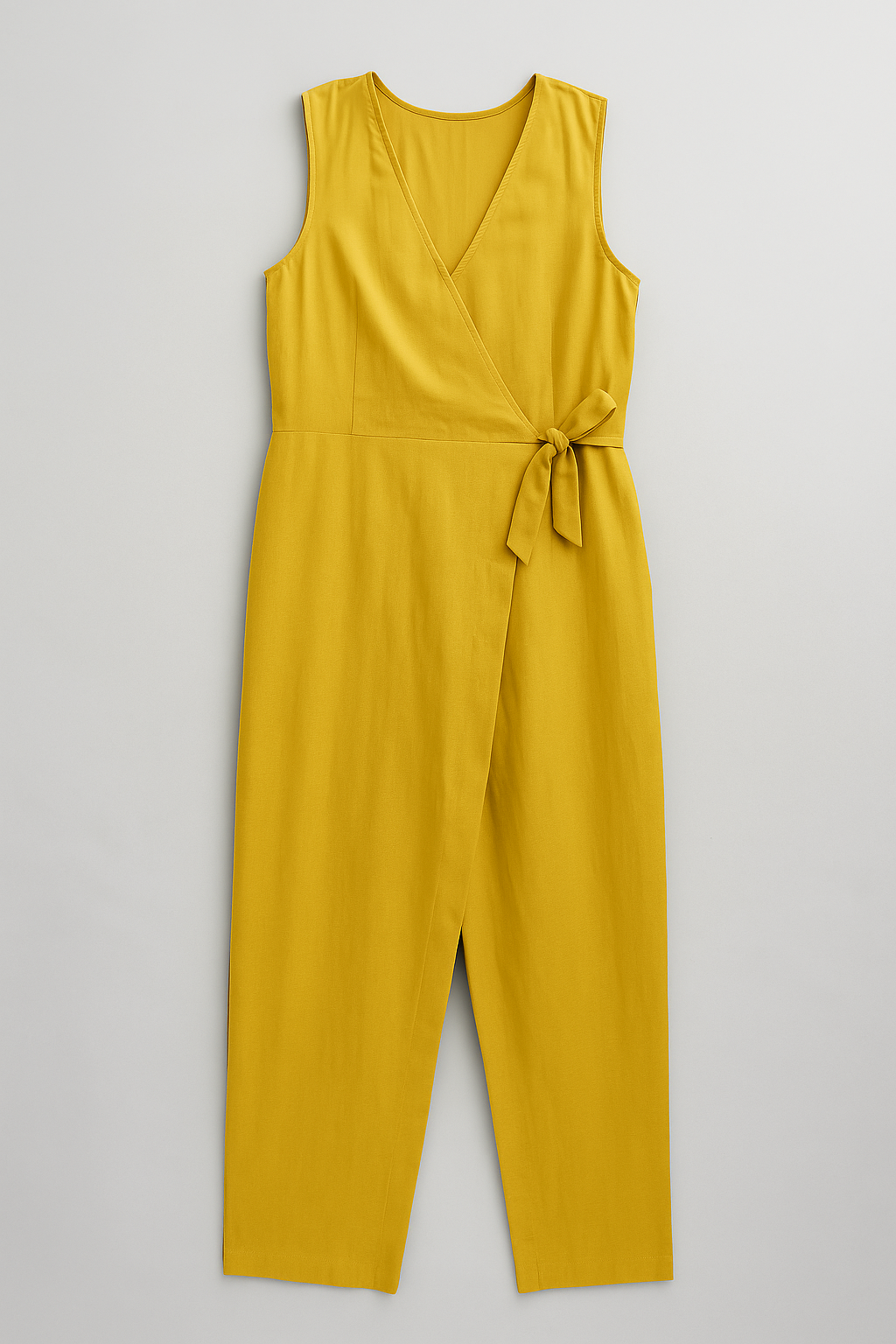 Damen Jumpsuit Elegant Schwarz Ohne Ärmel 7