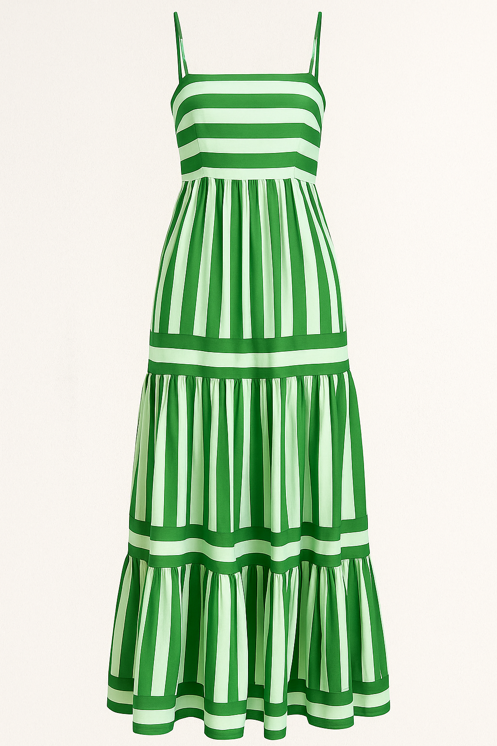 Damen Leichtes Spaghetti-Träger Sommerkleid 0