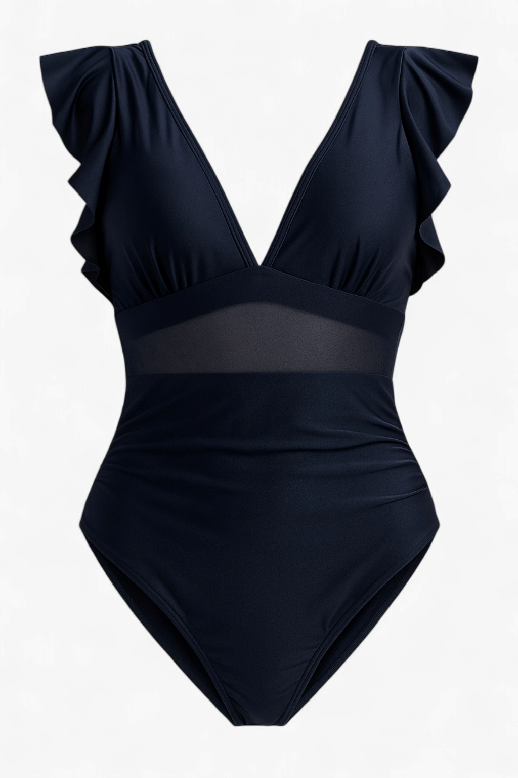 Damen Sexy Badeanzug mit Netzdetails 2
