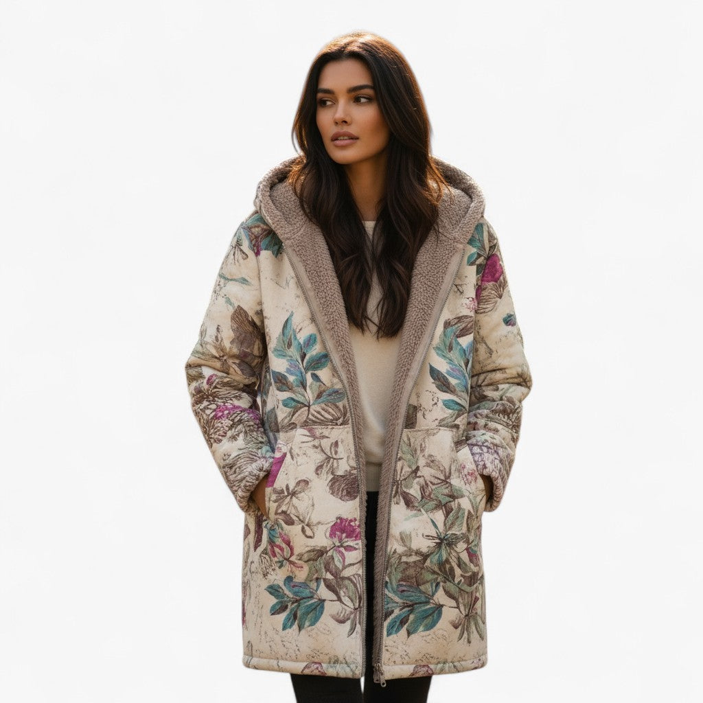 Damen Warmer Winterparka mit Weichem Futter 5