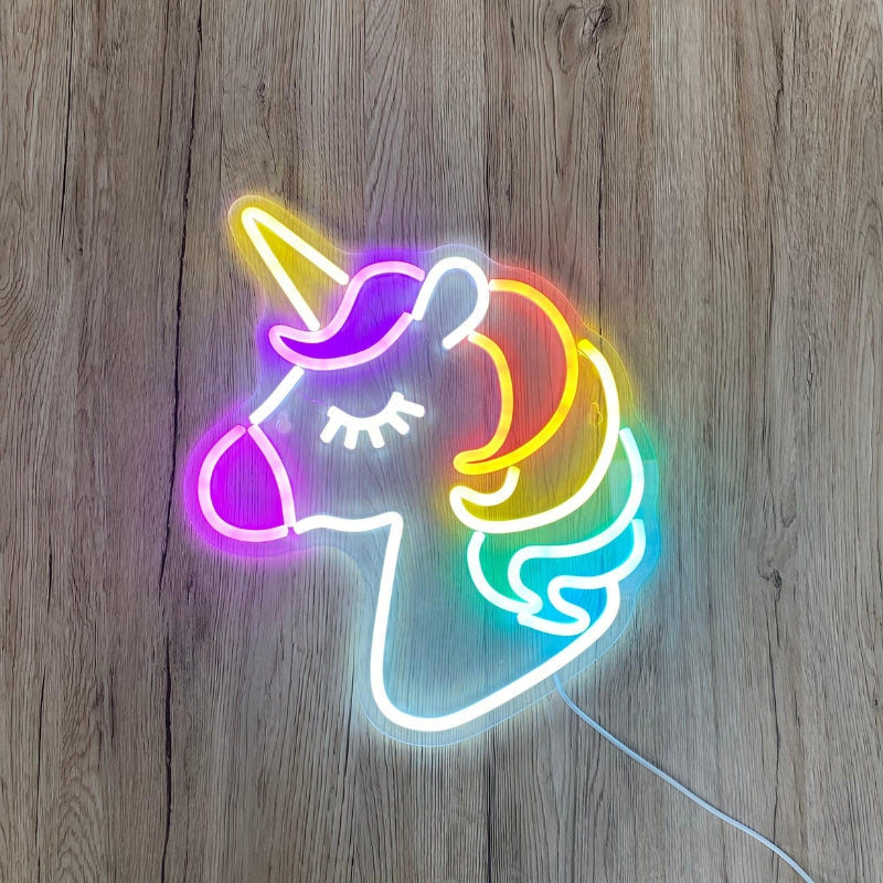 Einhorn LED-Wandleuchte für Kinderzimmer 2