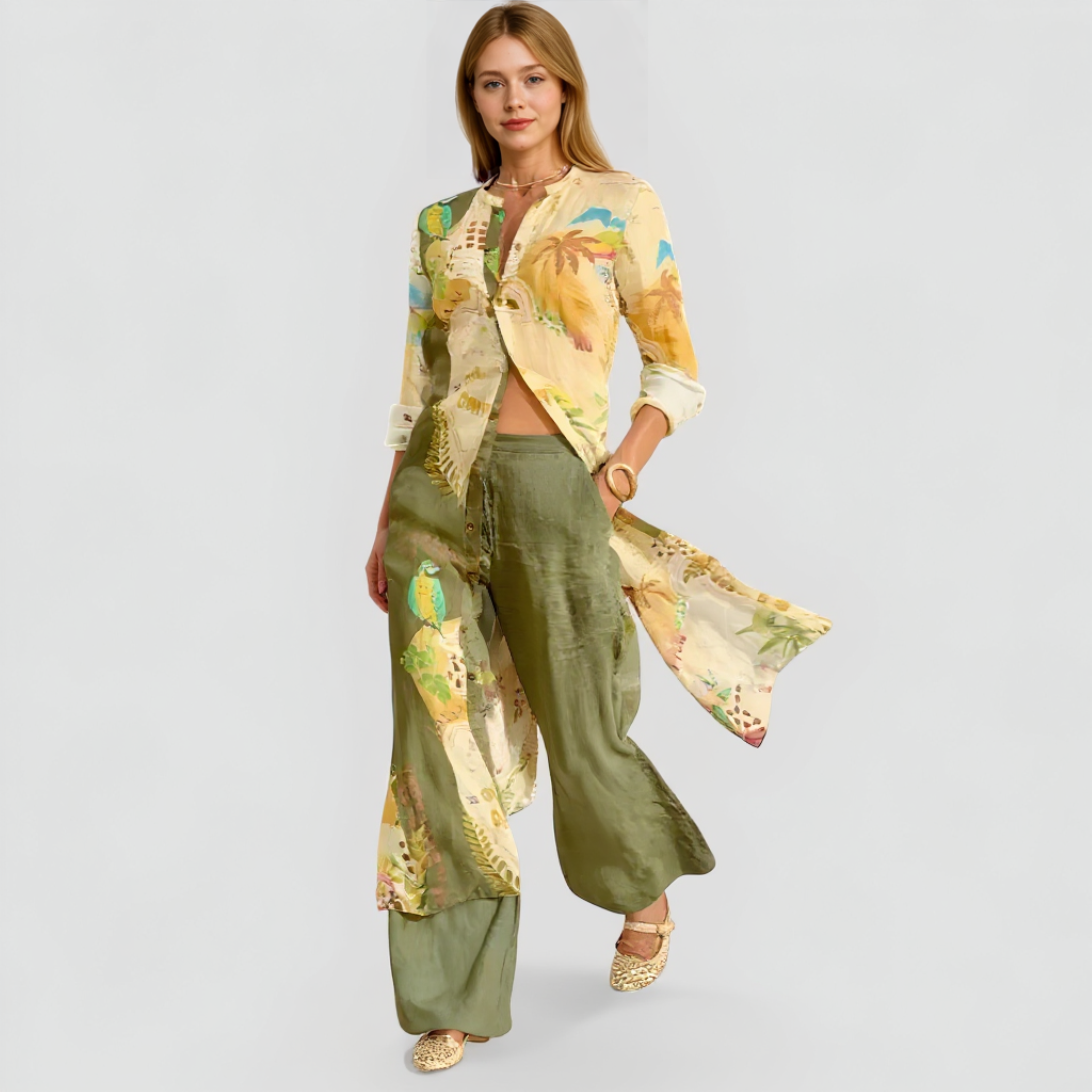 Elegantes Damen Outfit aus Leinen für Sommer 7