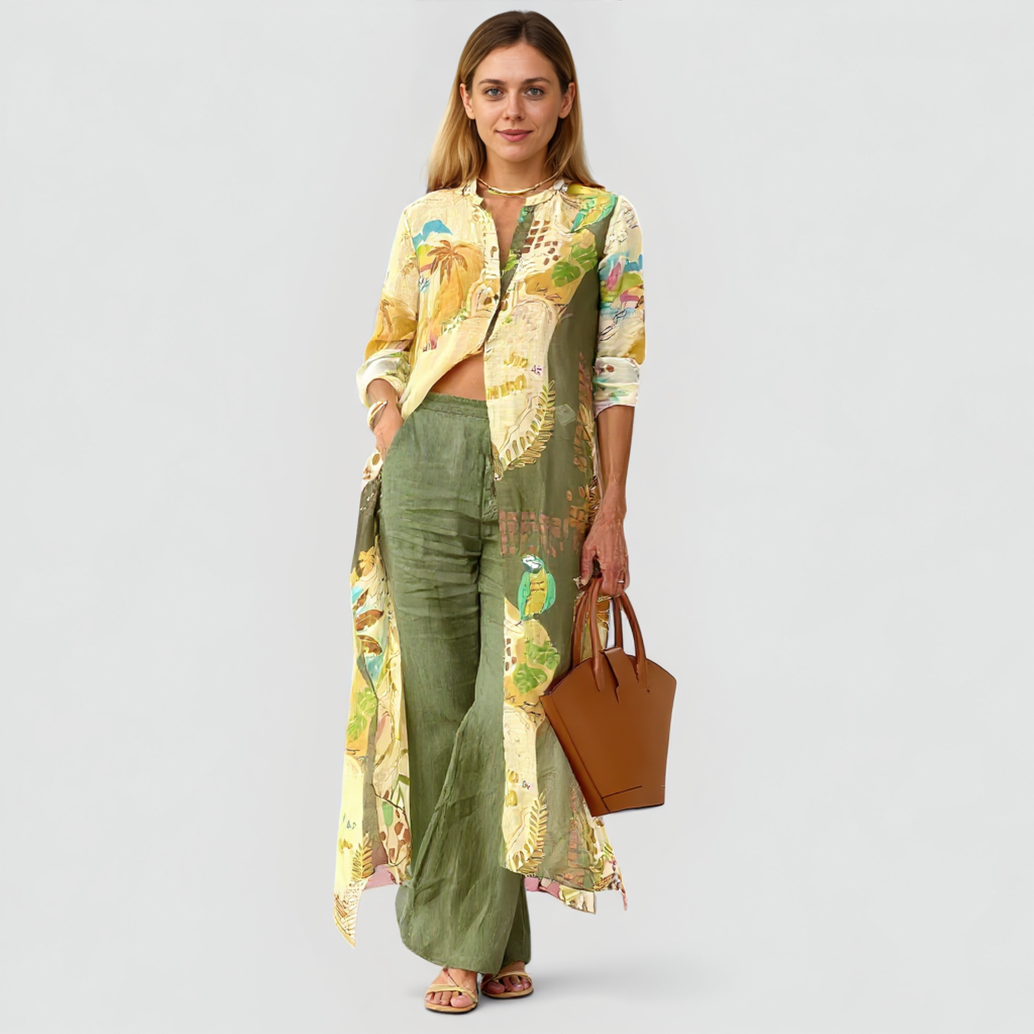 Elegantes Damen Outfit aus Leinen für Sommer 8