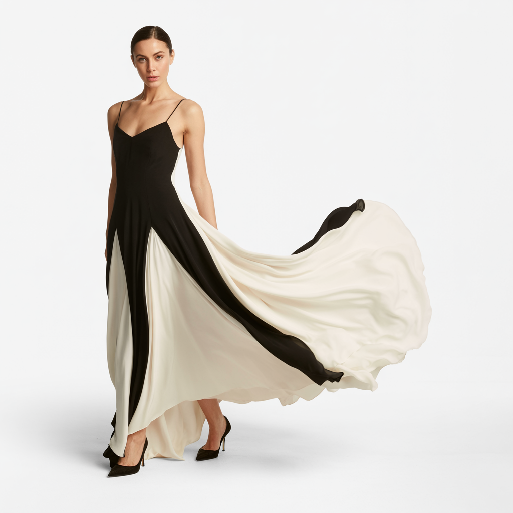 Elegantes Maxikleid Sommer Für Damen 1