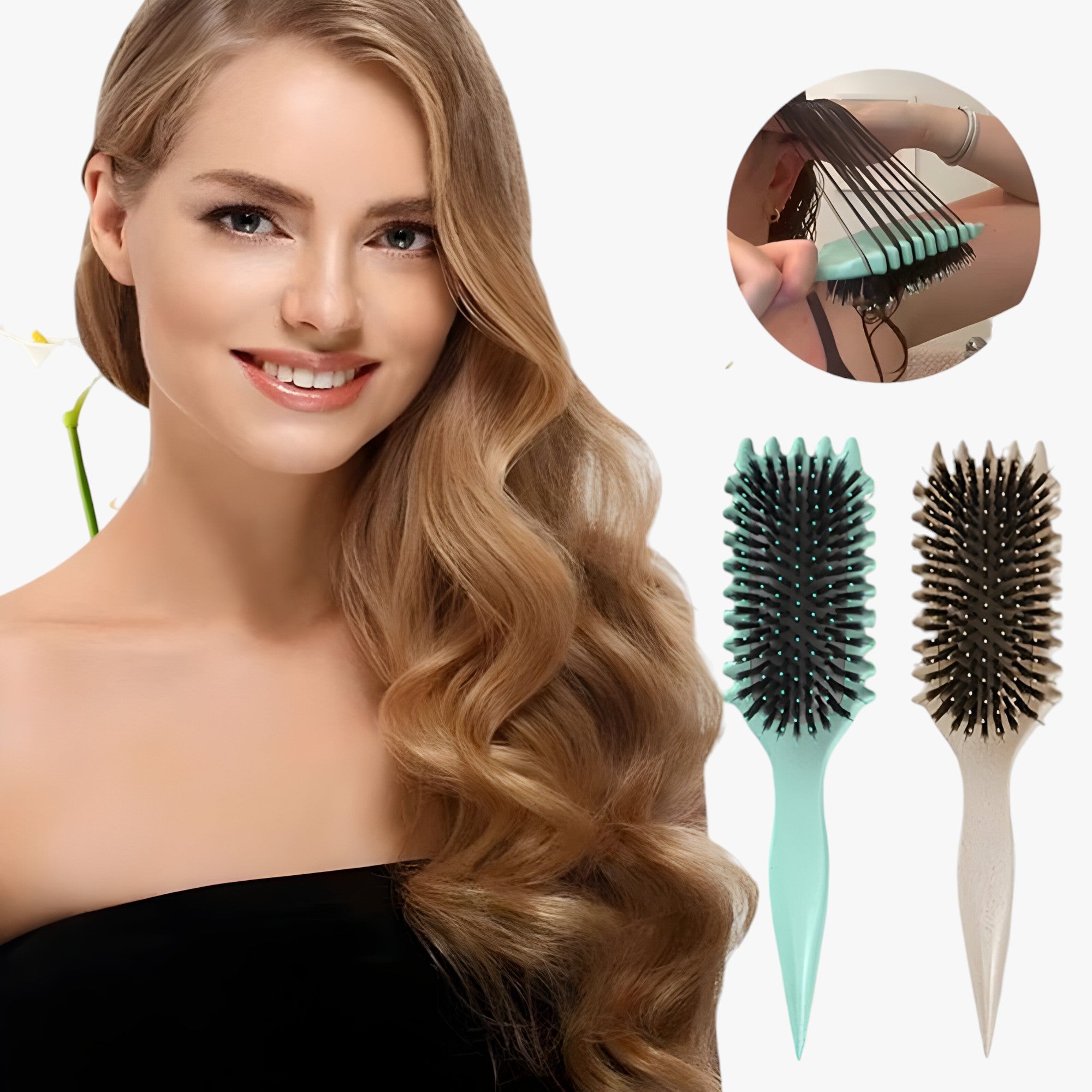 Bounce Curl | Lockenbürste - Maximale Definition, minimales Frizz