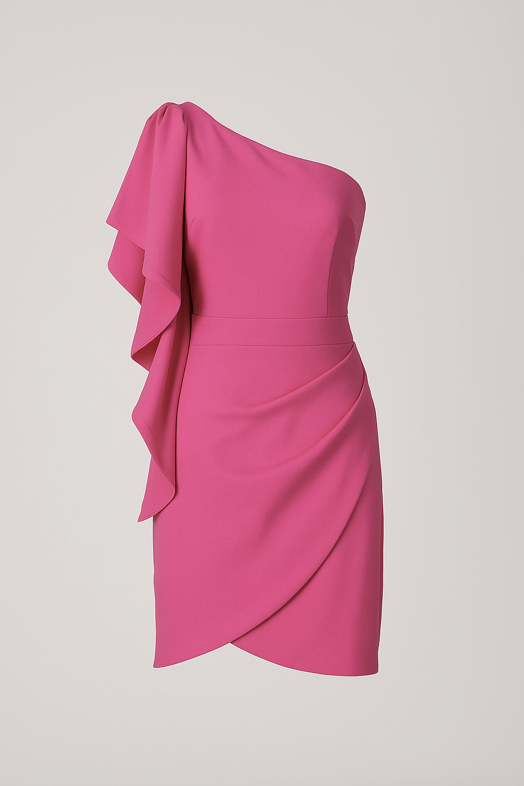 Festliches Asymmetrisches Mini-Kleid für Damen 2