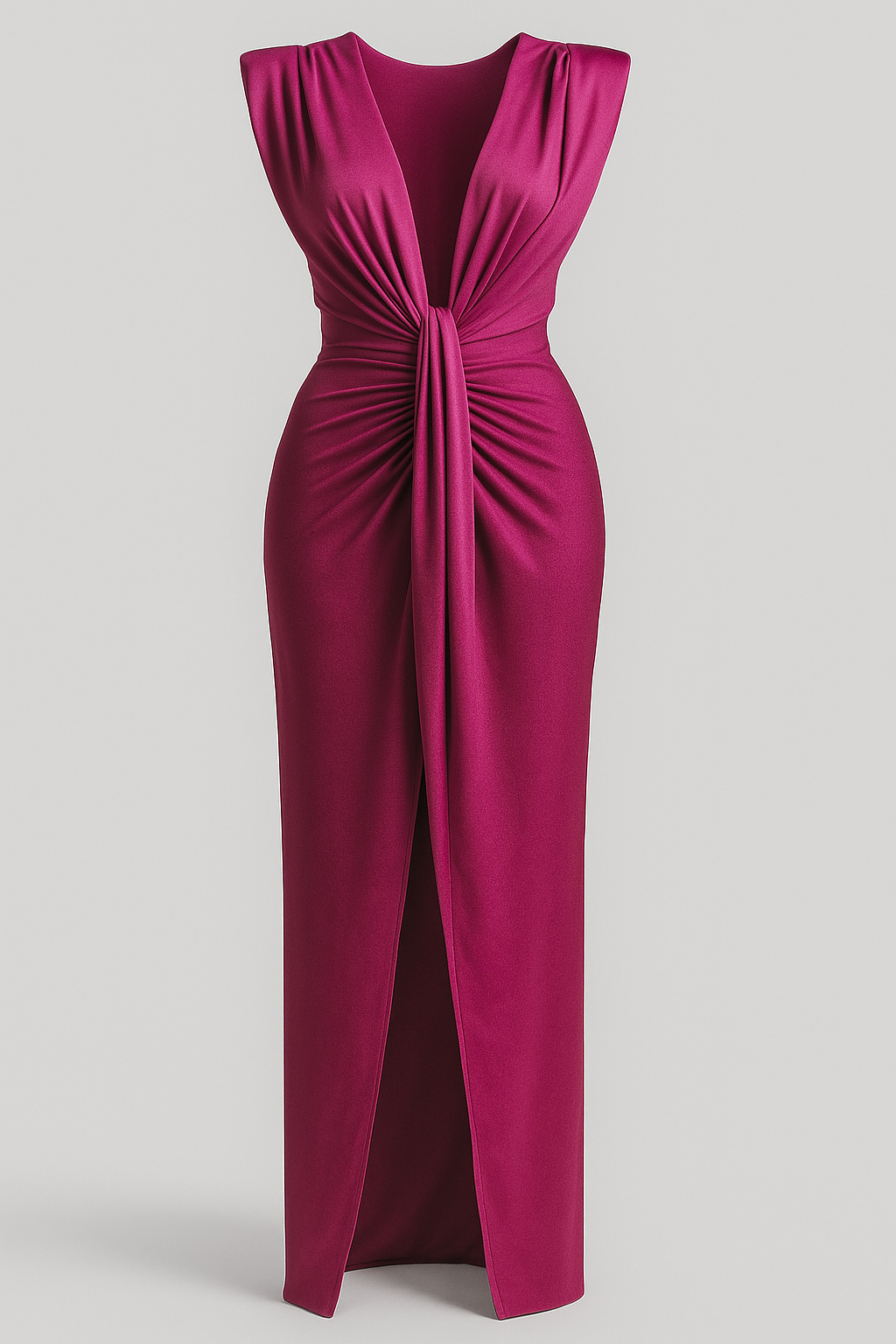 Festliches Damenkleid aus Glänzendem Satin 0