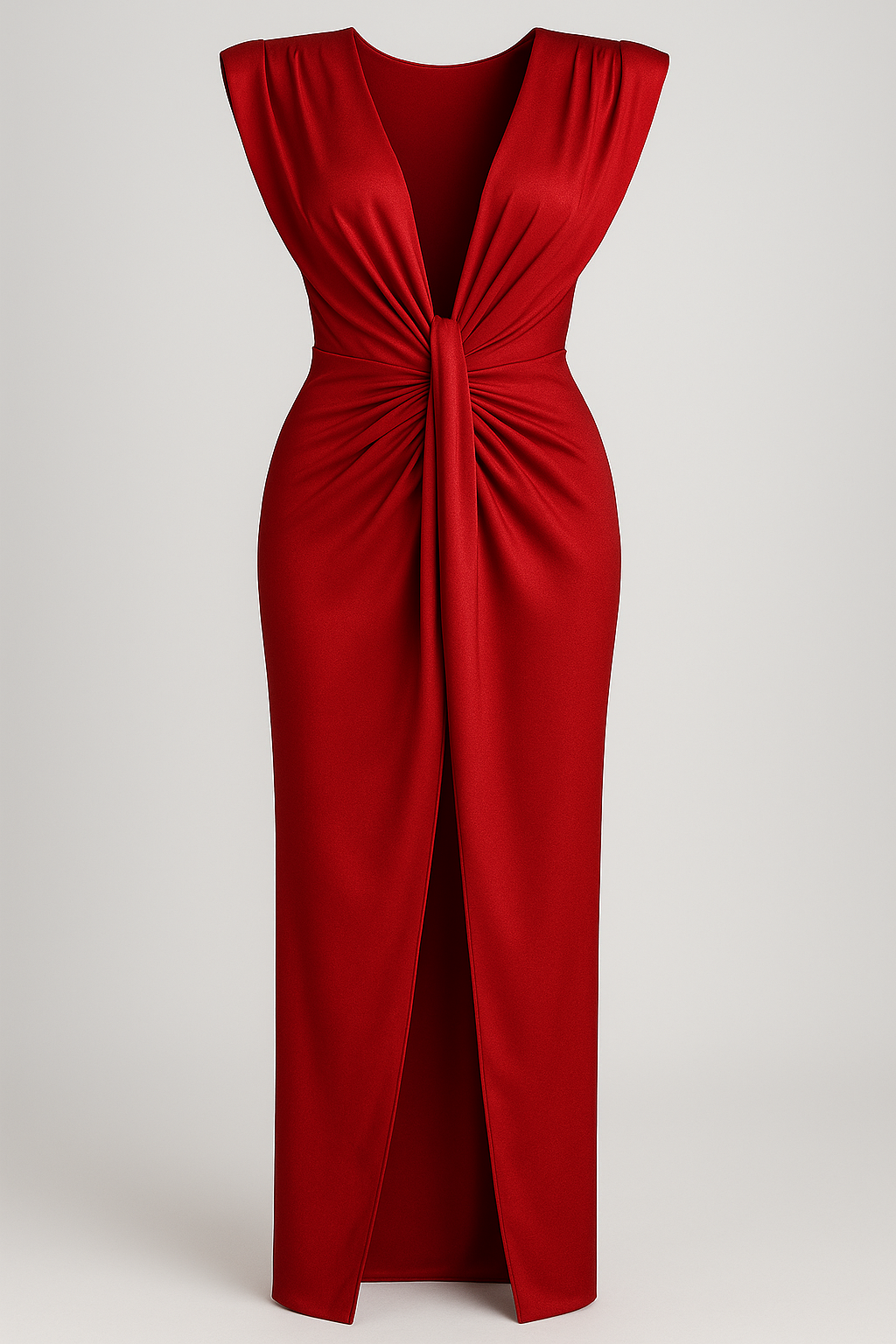 Festliches Damenkleid aus Glänzendem Satin 1