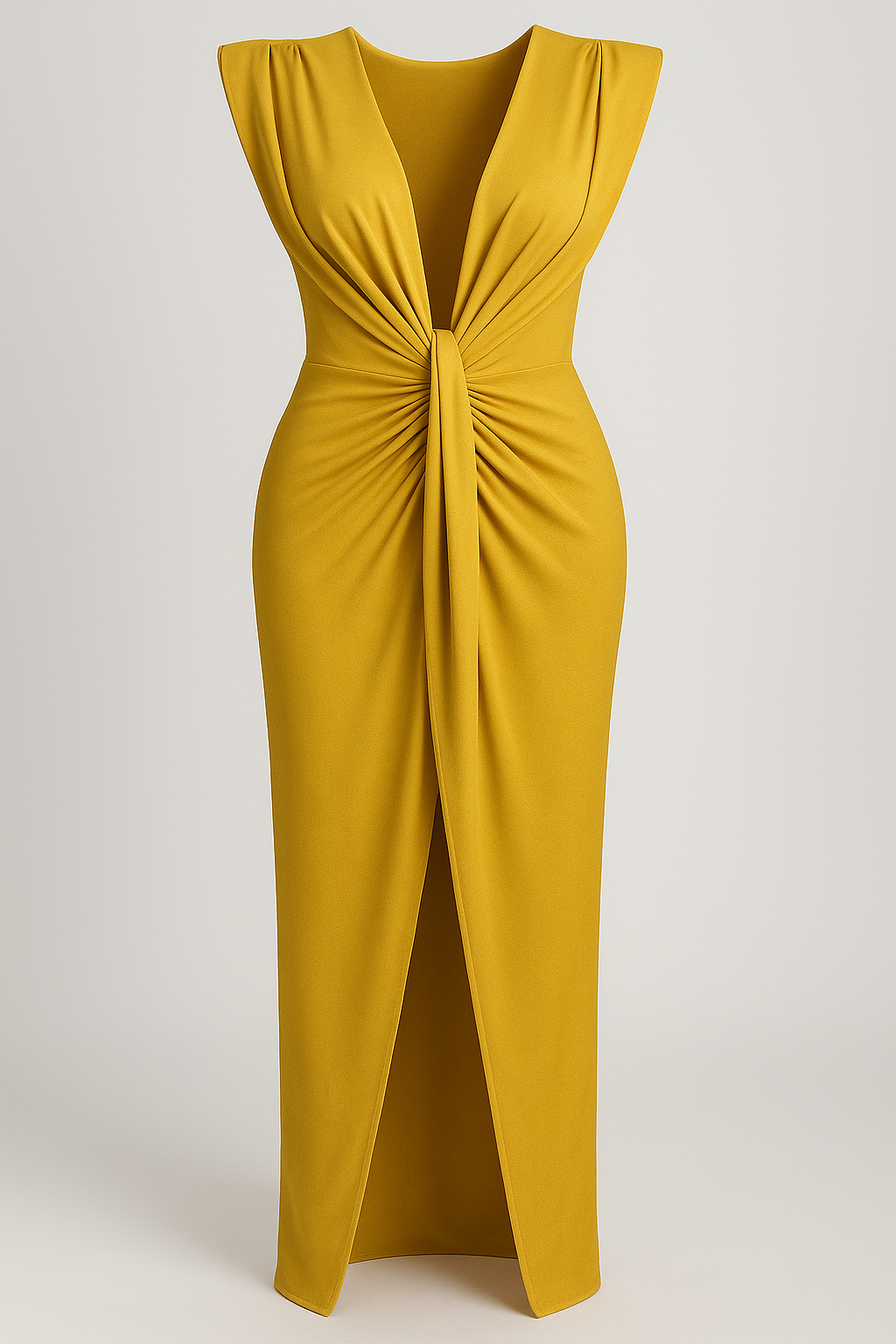 Festliches Damenkleid aus Glänzendem Satin 10