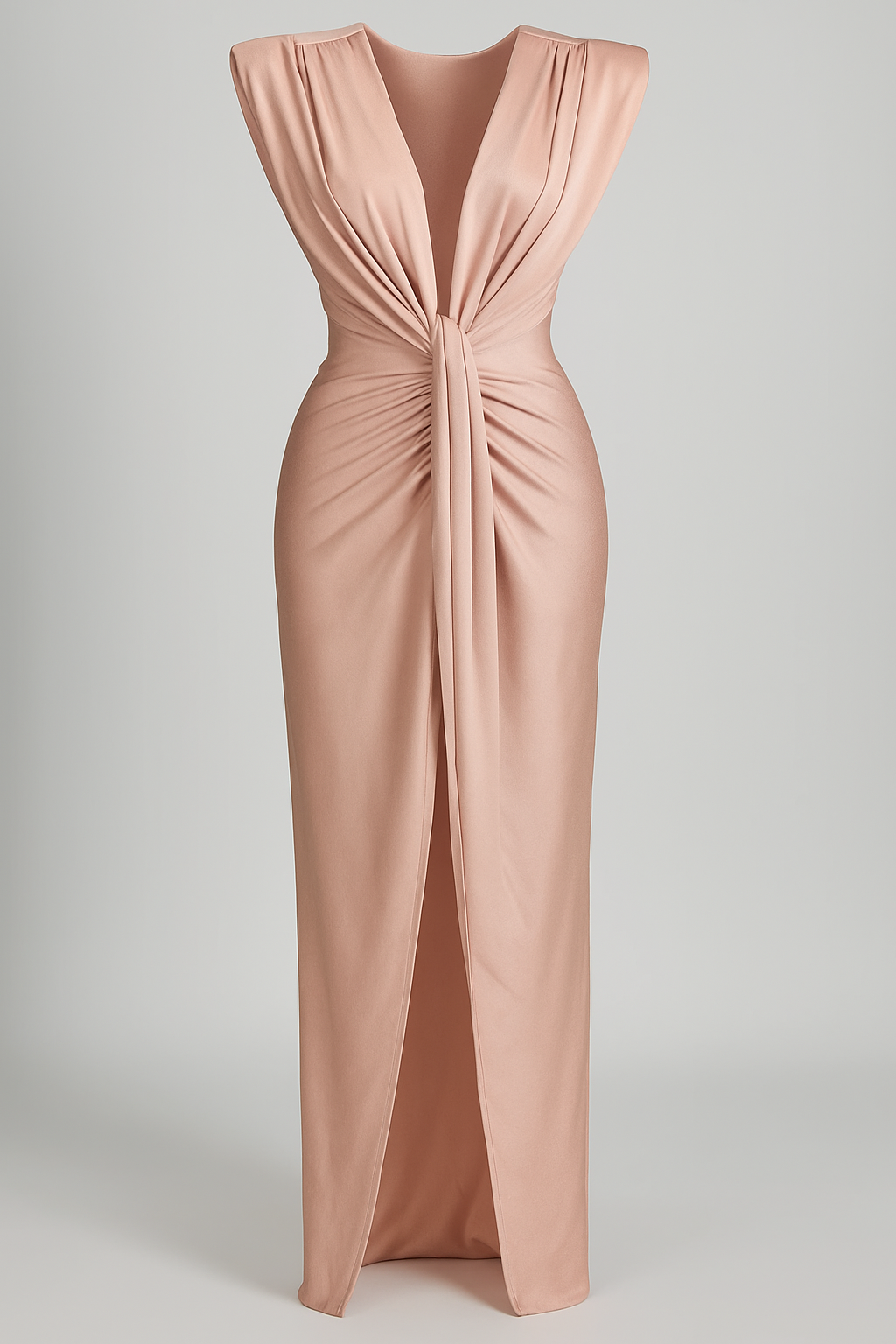 Festliches Damenkleid aus Glänzendem Satin 14