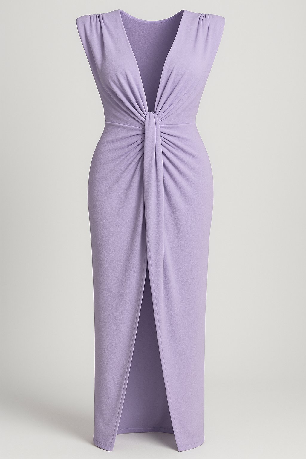 Festliches Damenkleid aus Glänzendem Satin 2