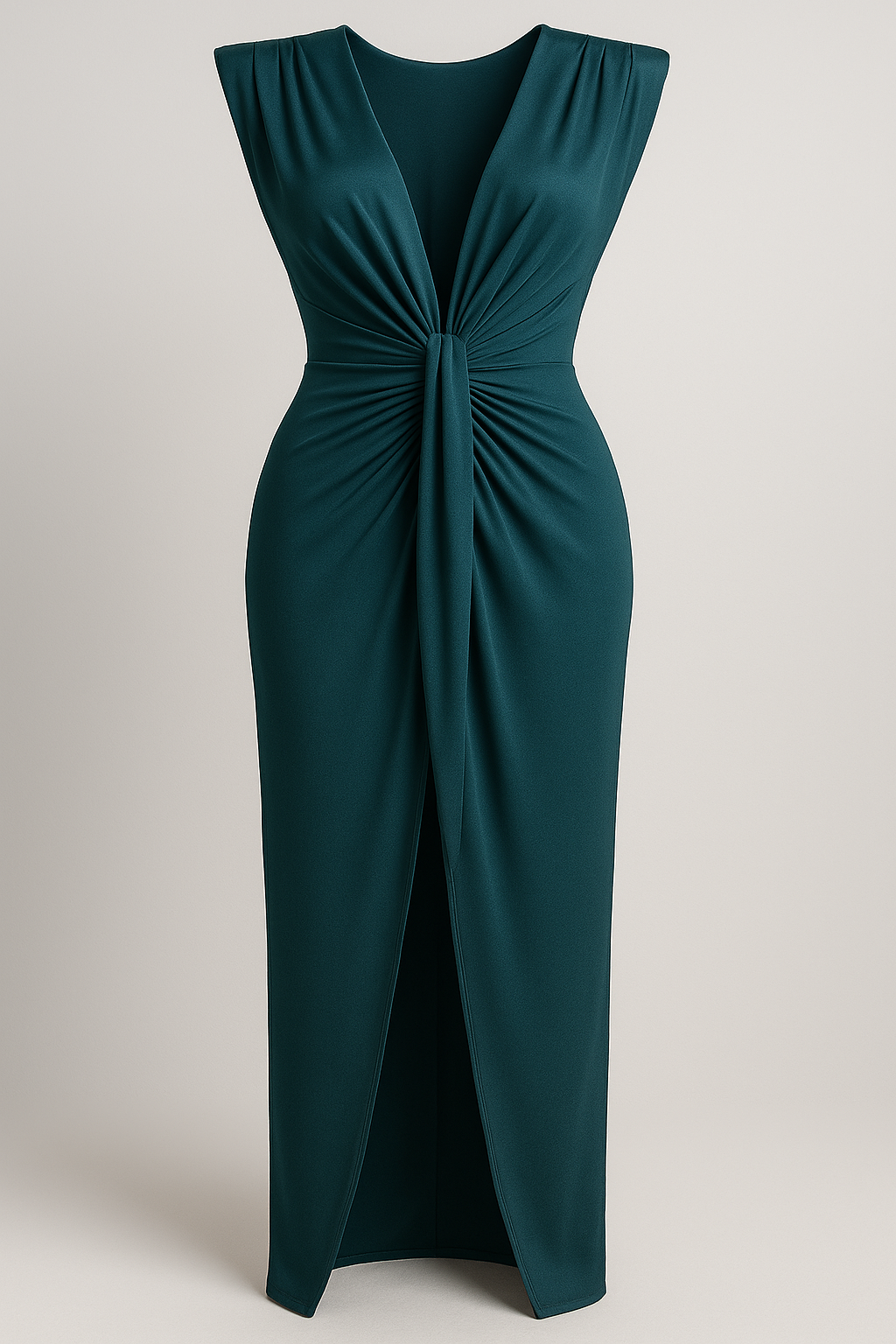 Festliches Damenkleid aus Glänzendem Satin 3