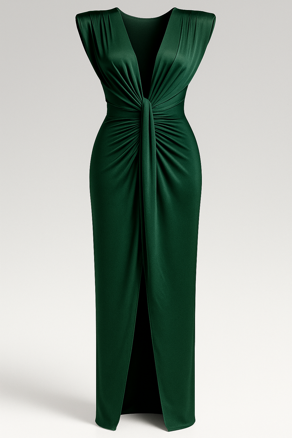 Festliches Damenkleid aus Glänzendem Satin 7