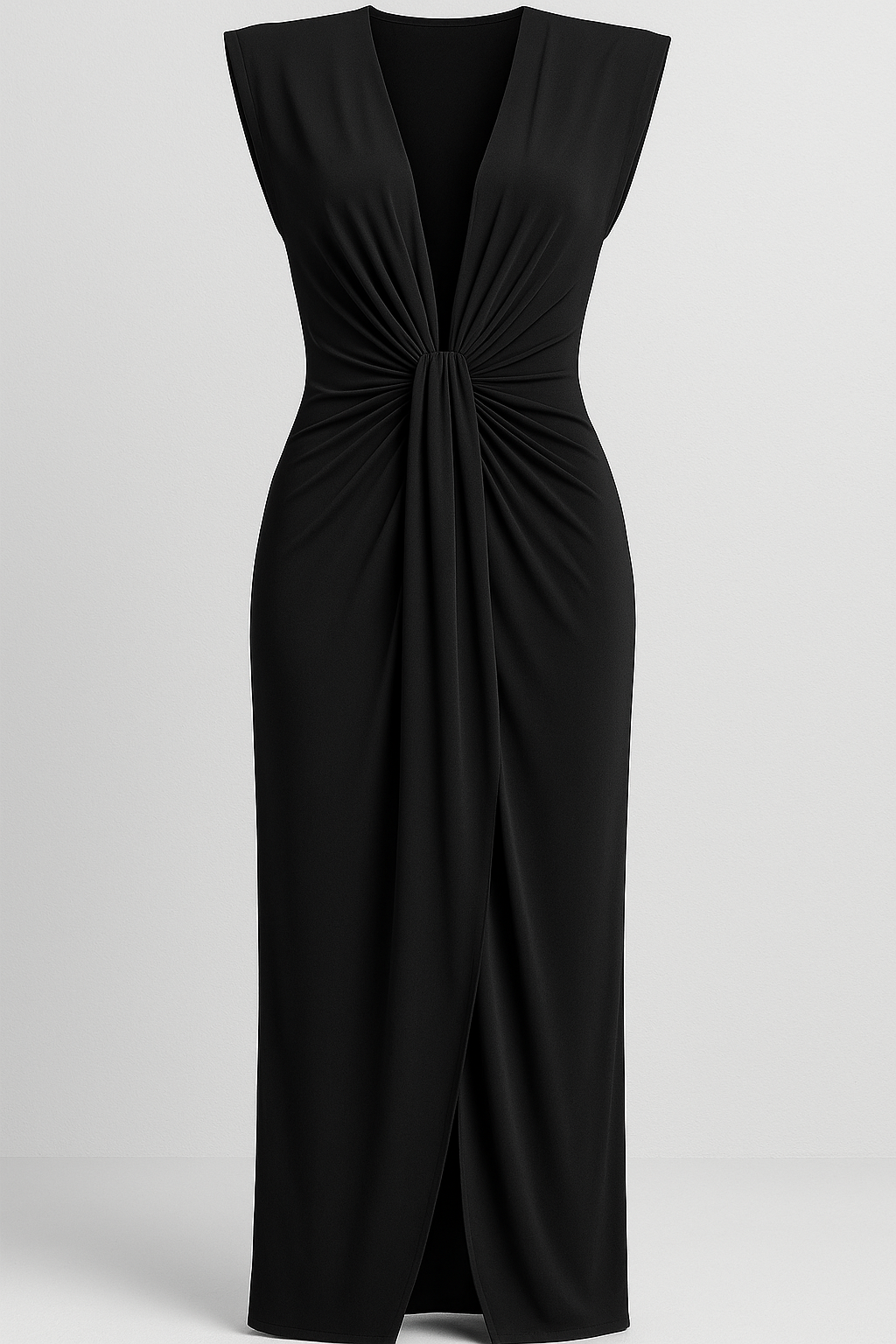 Festliches Damenkleid aus Glänzendem Satin 9