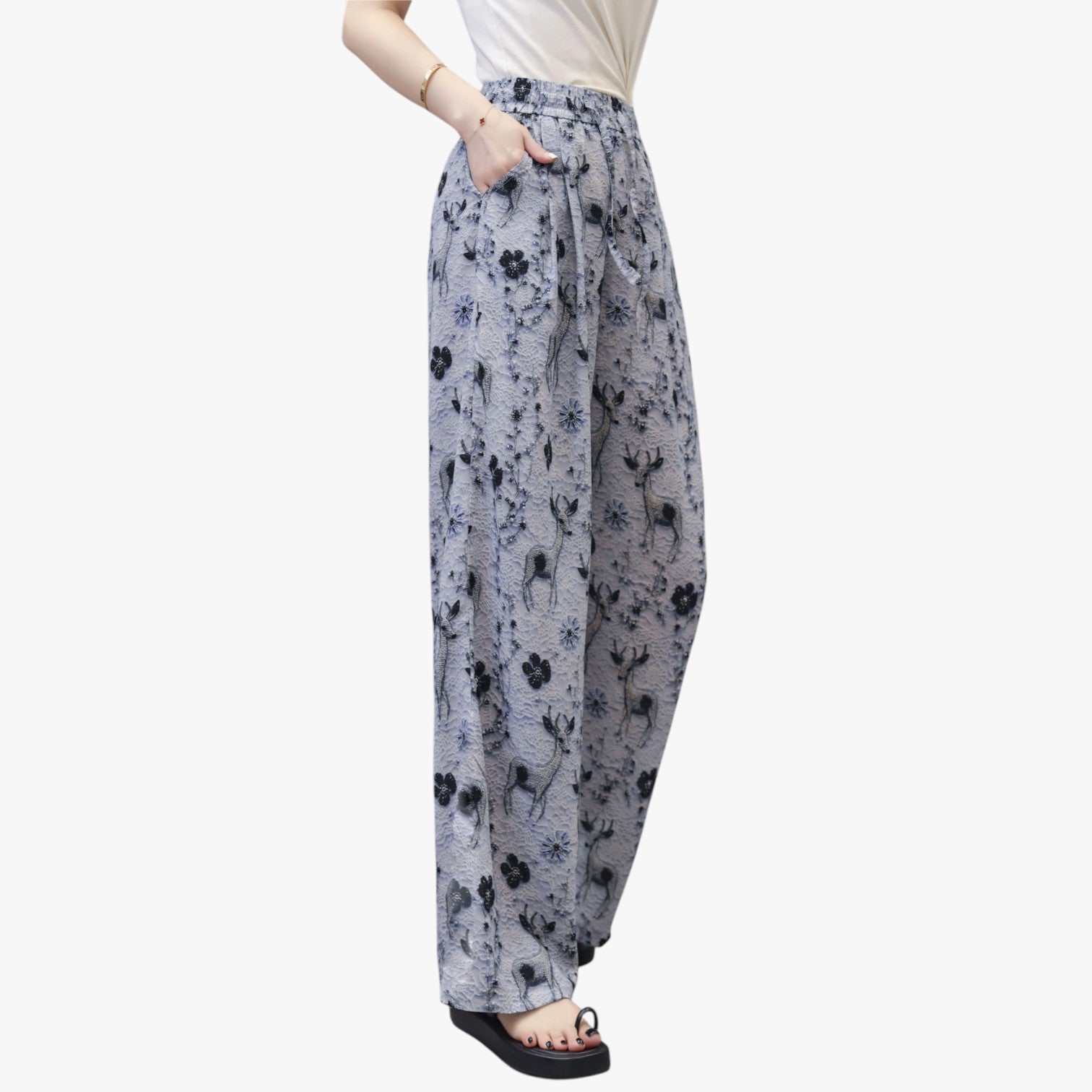 Cheryl | Sommerliche Chiffon-Hosen mit Taschen – Leicht und Lässig