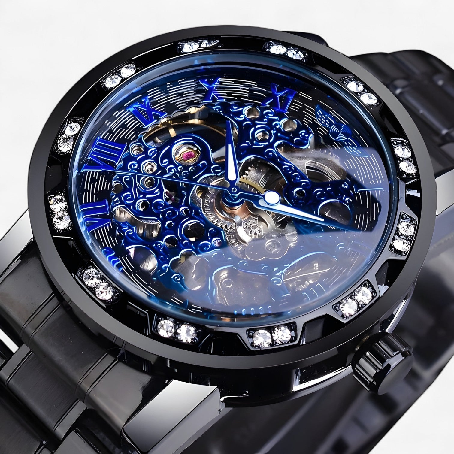 Diamant Uhr | Luxus Herrenarmbanduhr