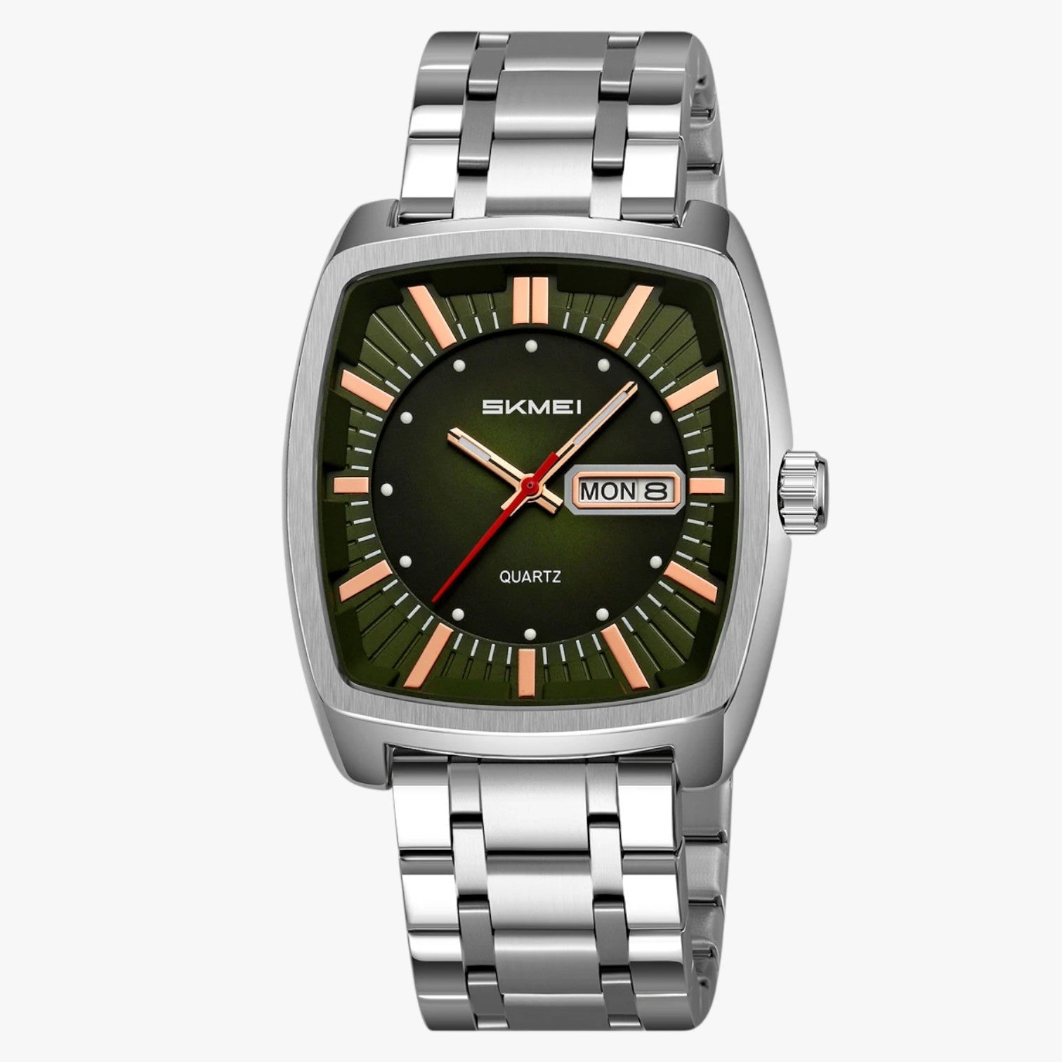 Alfred | Herrenarmbanduhr wasserdicht mit Datum und lumineszierendem Zifferblatt