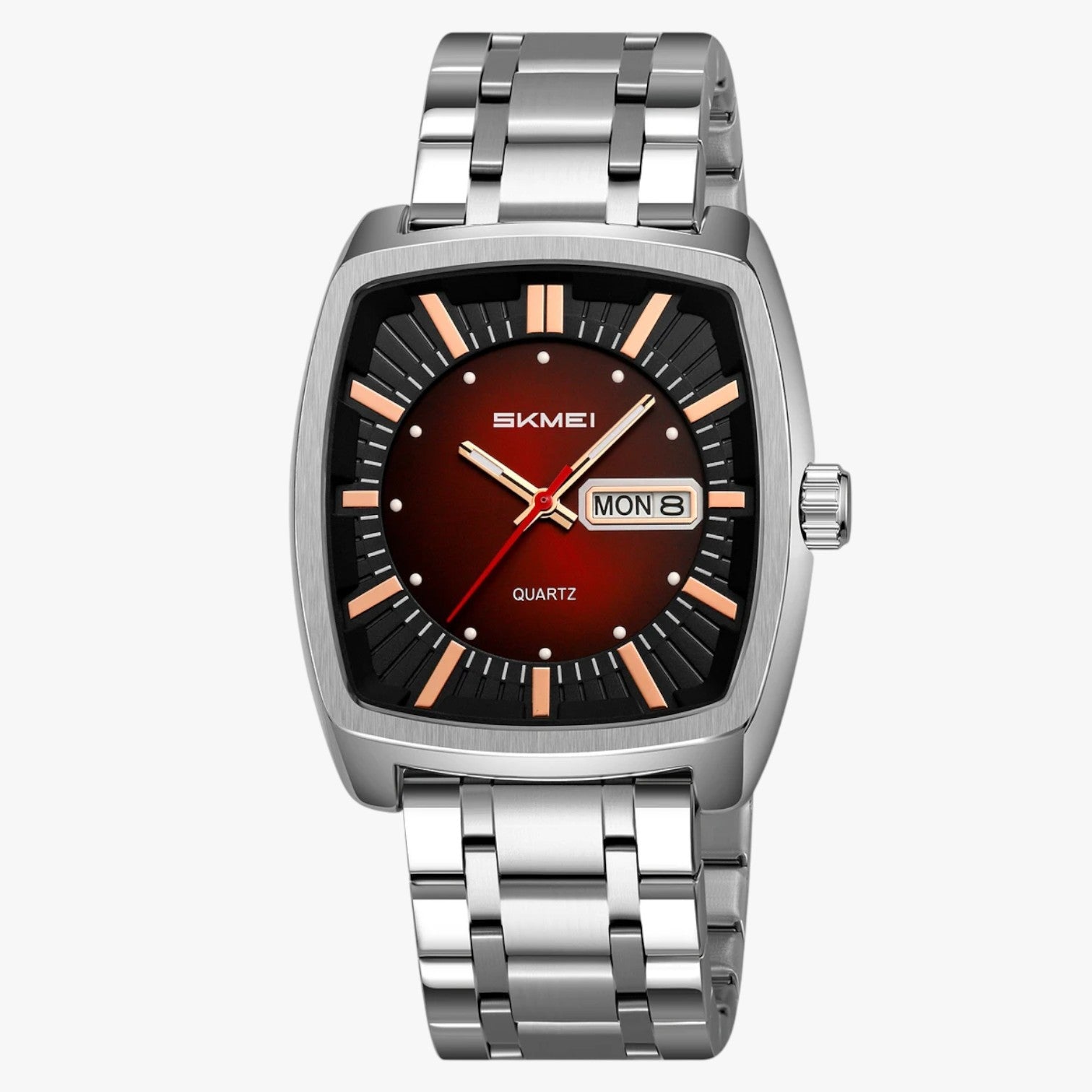 Alfred | Herrenarmbanduhr wasserdicht mit Datum und lumineszierendem Zifferblatt