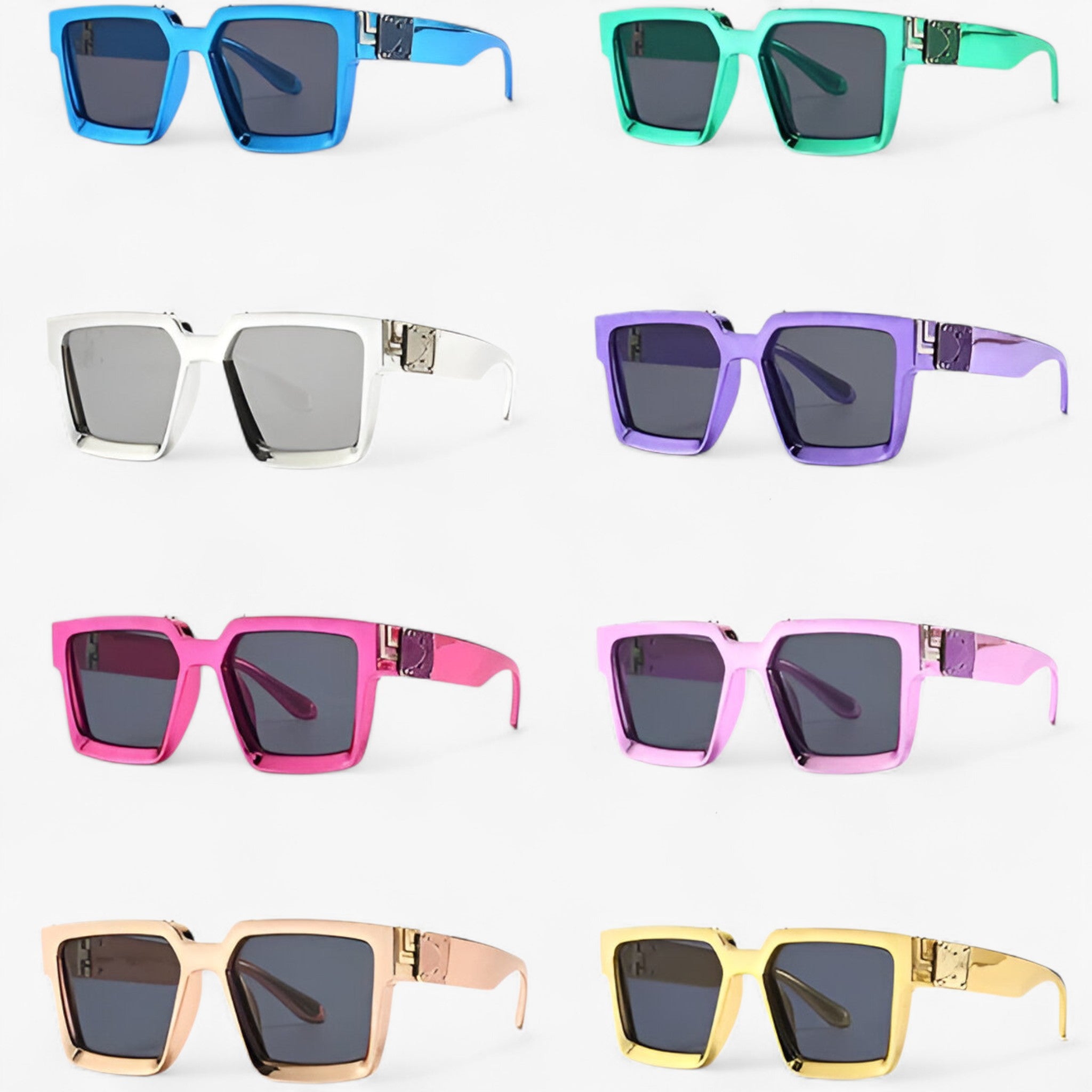 Ulrich | Vintage quadratische Sonnenbrille für Männer und Frauen
