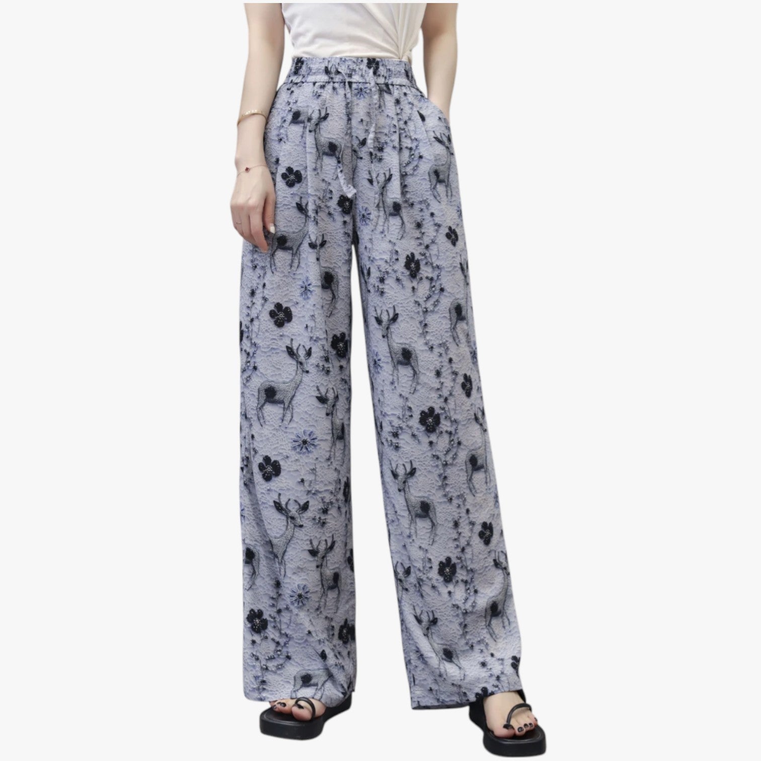Cheryl | Sommerliche Chiffon-Hosen mit Taschen – Leicht und Lässig