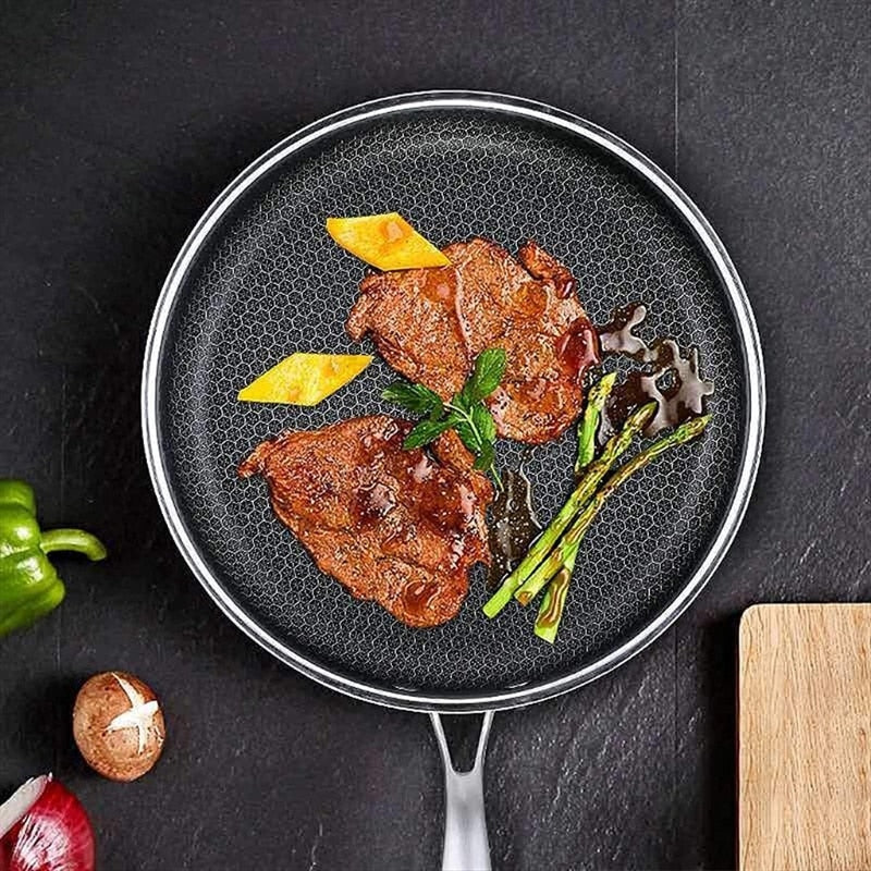 KitchenPro | Antihaft RVS Bratpfanne - Einfach und Gesund Kochen ohne Ankleben - - KitchenPro | Antihaft RVS Bratpfanne - Einfach und Gesund Kochen ohne Ankleben - €25 - Concept Neurenberg