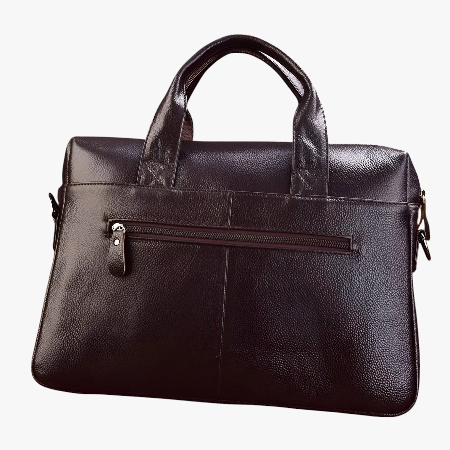 Benjamin | Elegante Herren Reisetasche aus echtem Leder Aktentasche Schultertasche für Laptop