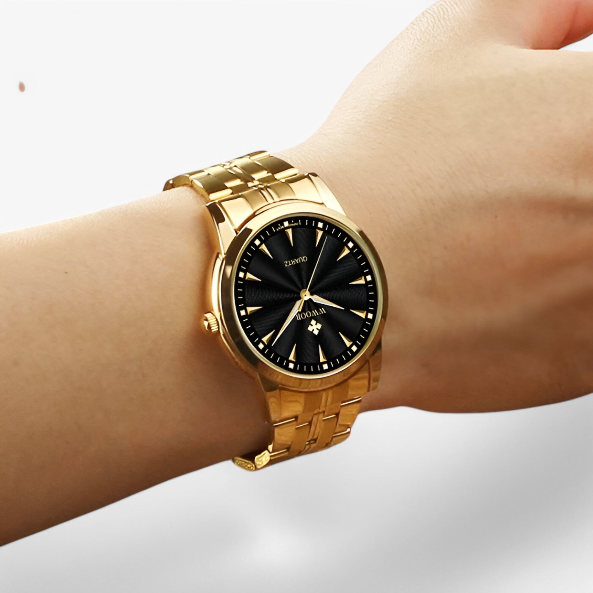 Axel | Luksus guldur i rustfrit stål