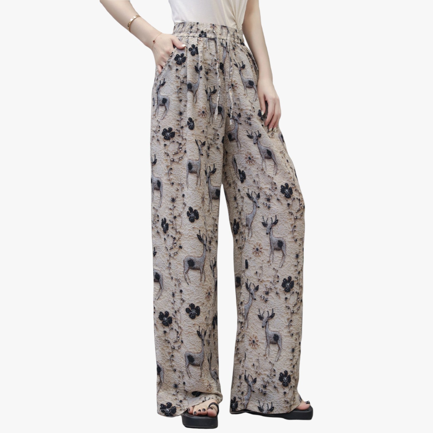 Cheryl | Sommerliche Chiffon-Hosen mit Taschen – Leicht und Lässig