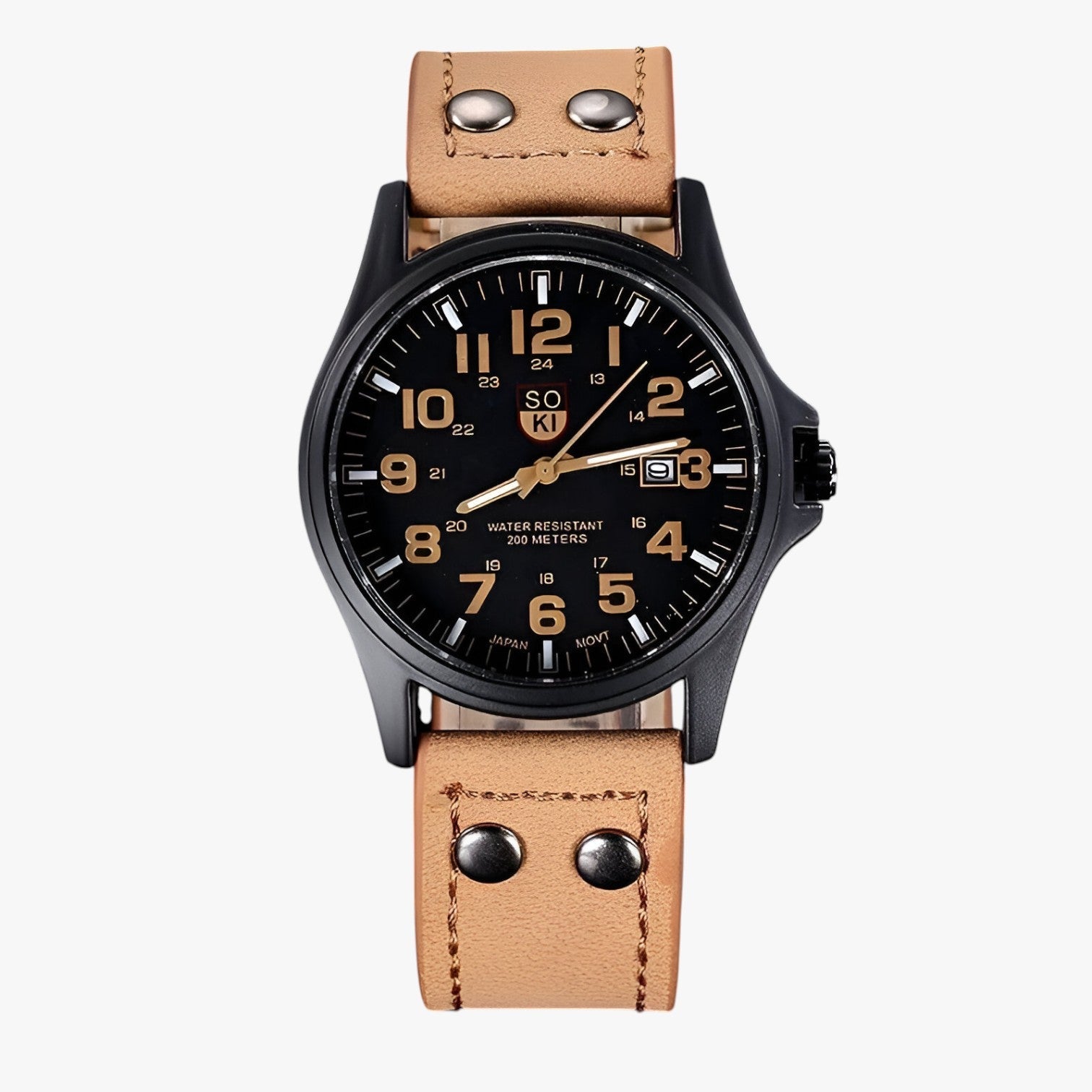 Claudio | Eleganz für den Alltag – Herrenarmbanduhr mit Datum und sportlichem Stil