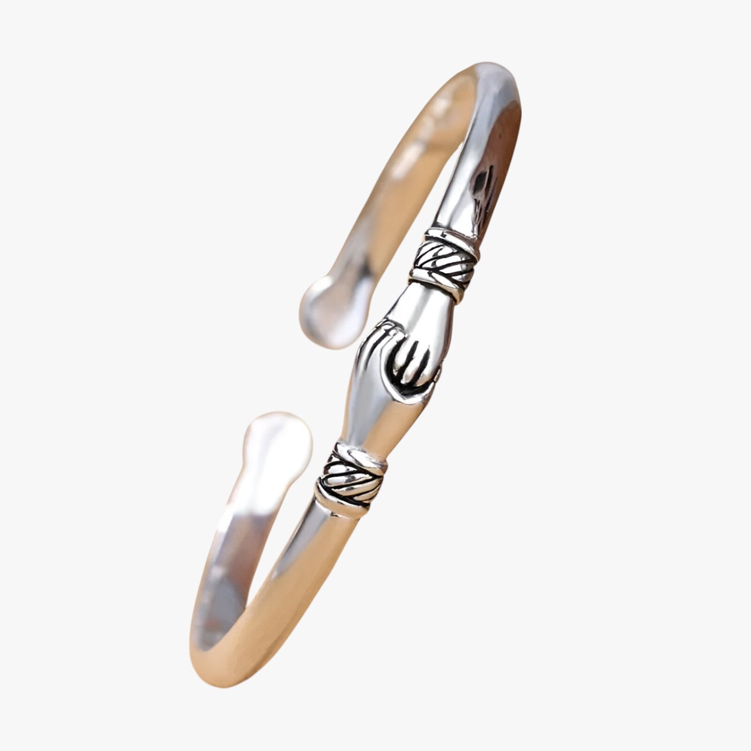 Armonia | Elegantes Freundschaftsarmband aus retro Silber