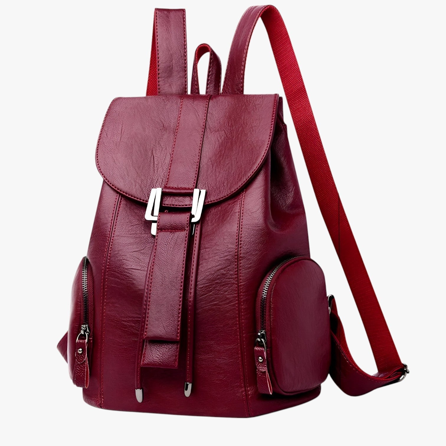 Charlie | Modischer Leder-Rucksack mit großem Fassungsvermögen