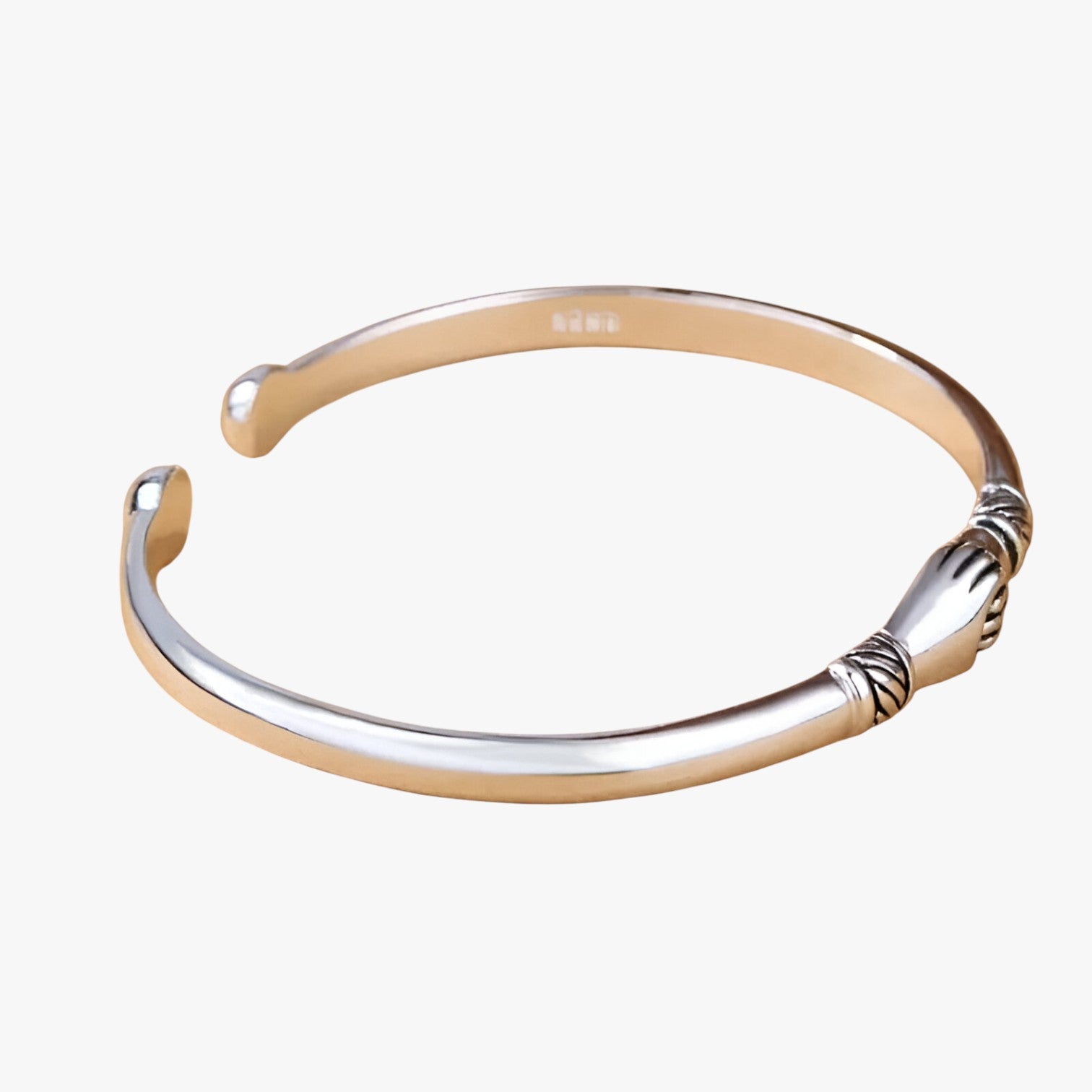 Armonia | Elegantes Freundschaftsarmband aus retro Silber