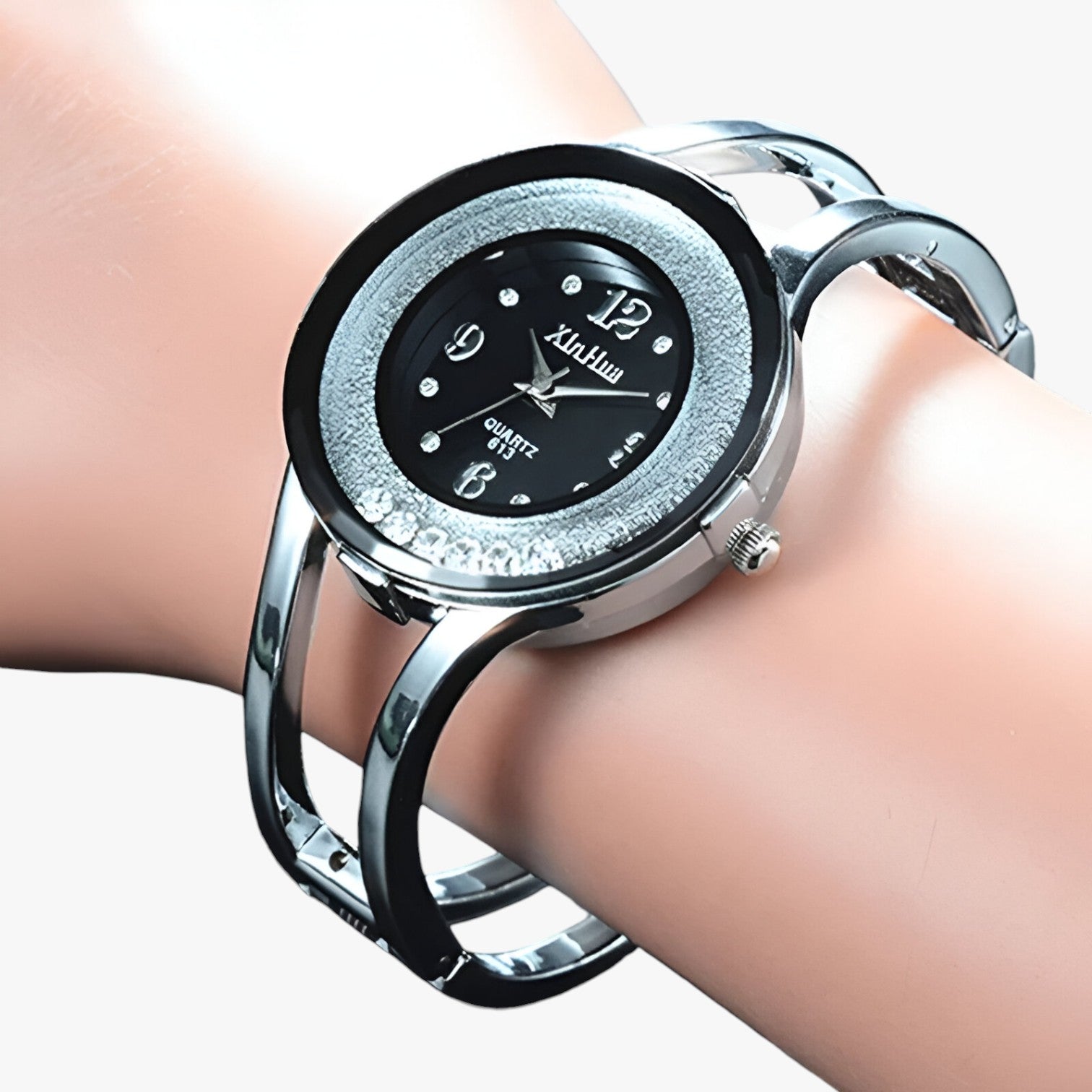 Amaia | Elegante Uhr mit Armband aus Kristall