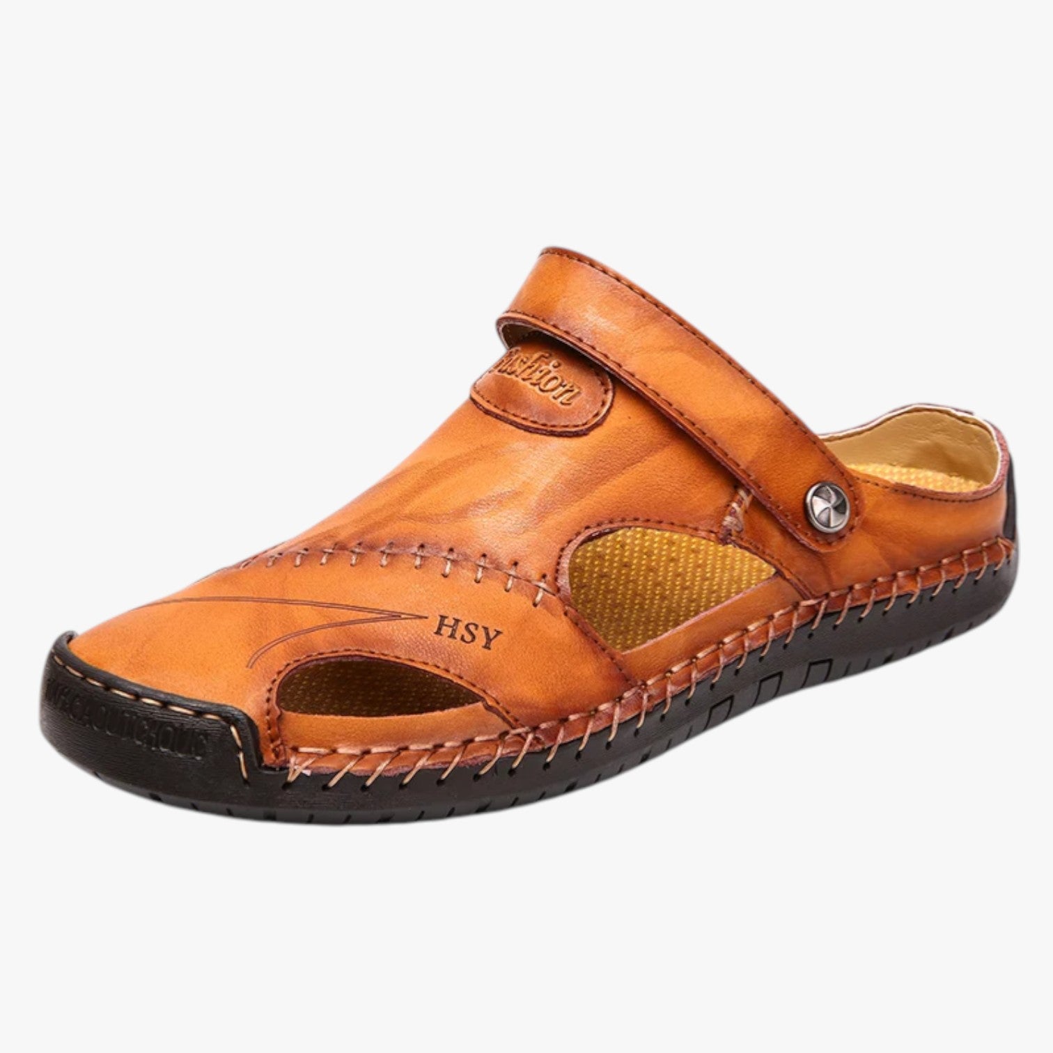 Walter | Sommer Sandalen für Herren im Römischen Stil aus Leder, bequem und wasserbeständig