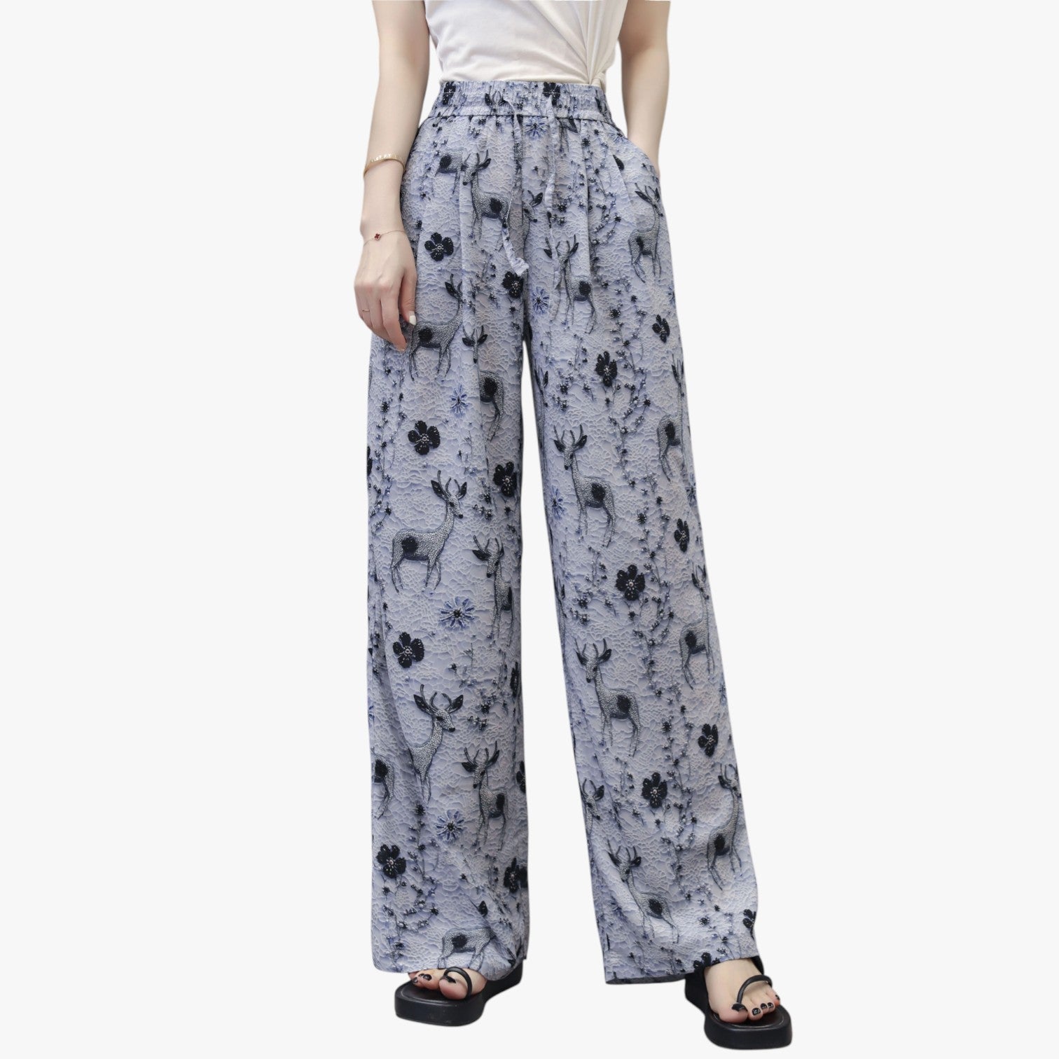 Cheryl | Sommerliche Chiffon-Hosen mit Taschen – Leicht und Lässig