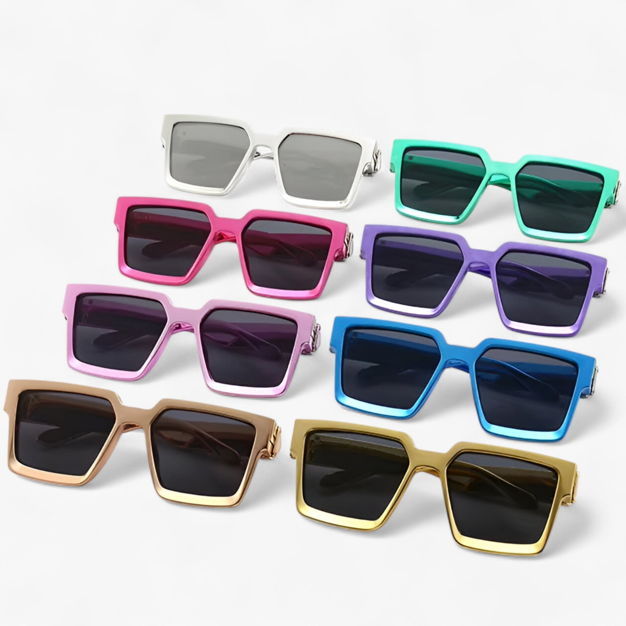 Ulrich | Vintage quadratische Sonnenbrille für Männer und Frauen