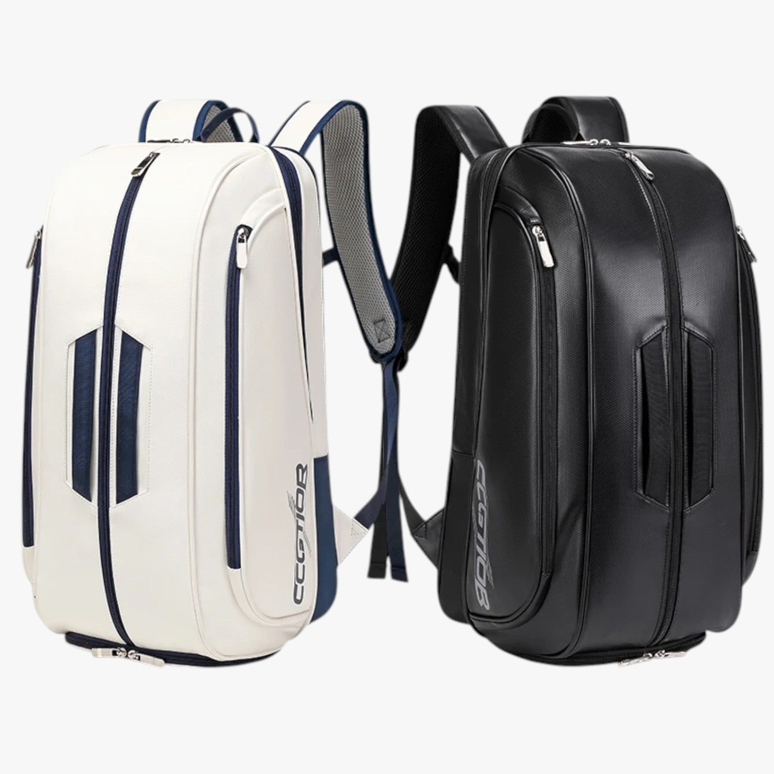 Adriel | Wasserdichte Tennistasche mit Schuhfach und PU-Stil