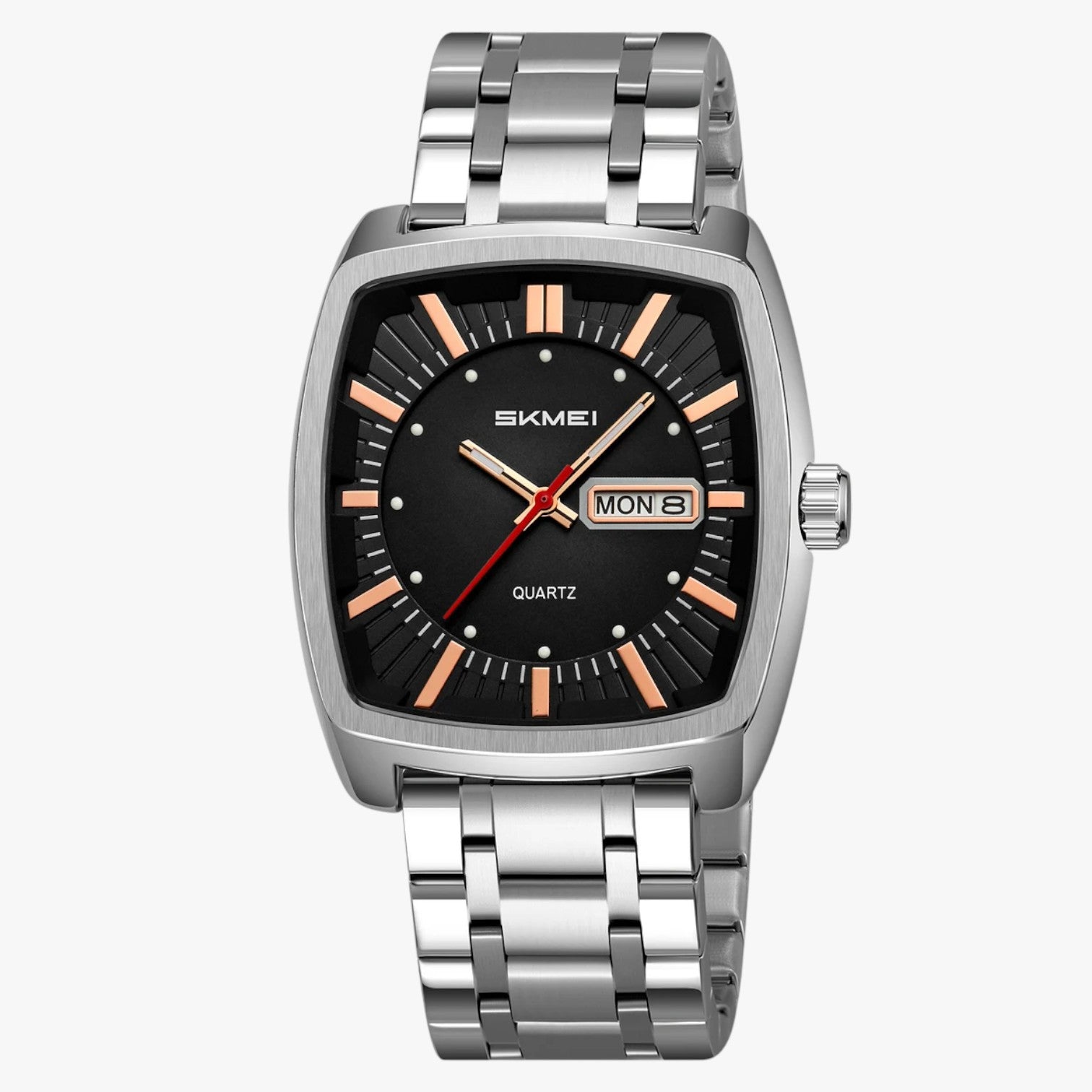 Alfred | Herrenarmbanduhr wasserdicht mit Datum und lumineszierendem Zifferblatt