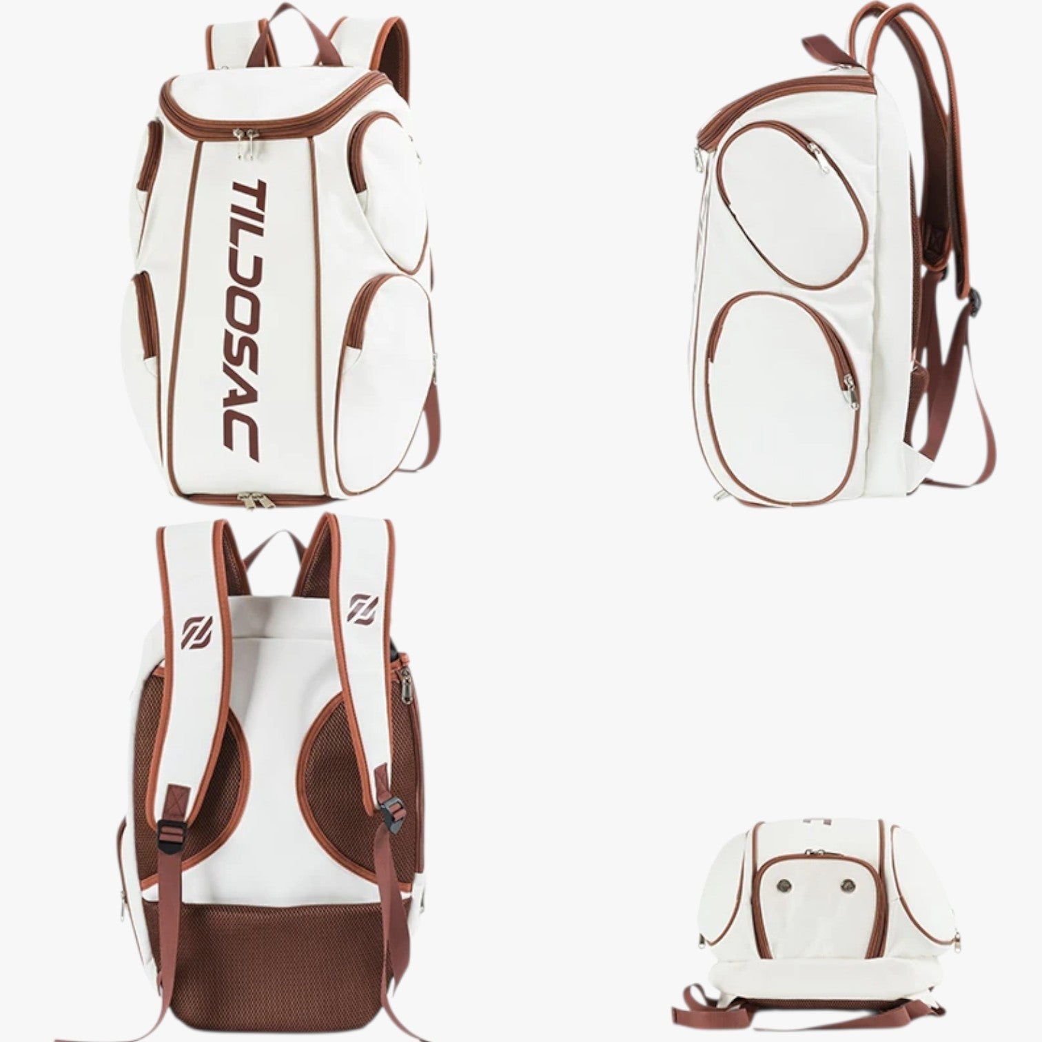 Zachary | TennisPro widerstandsfähiger Tennisrucksack mit Schuhfach – Unisex & Vielseitig