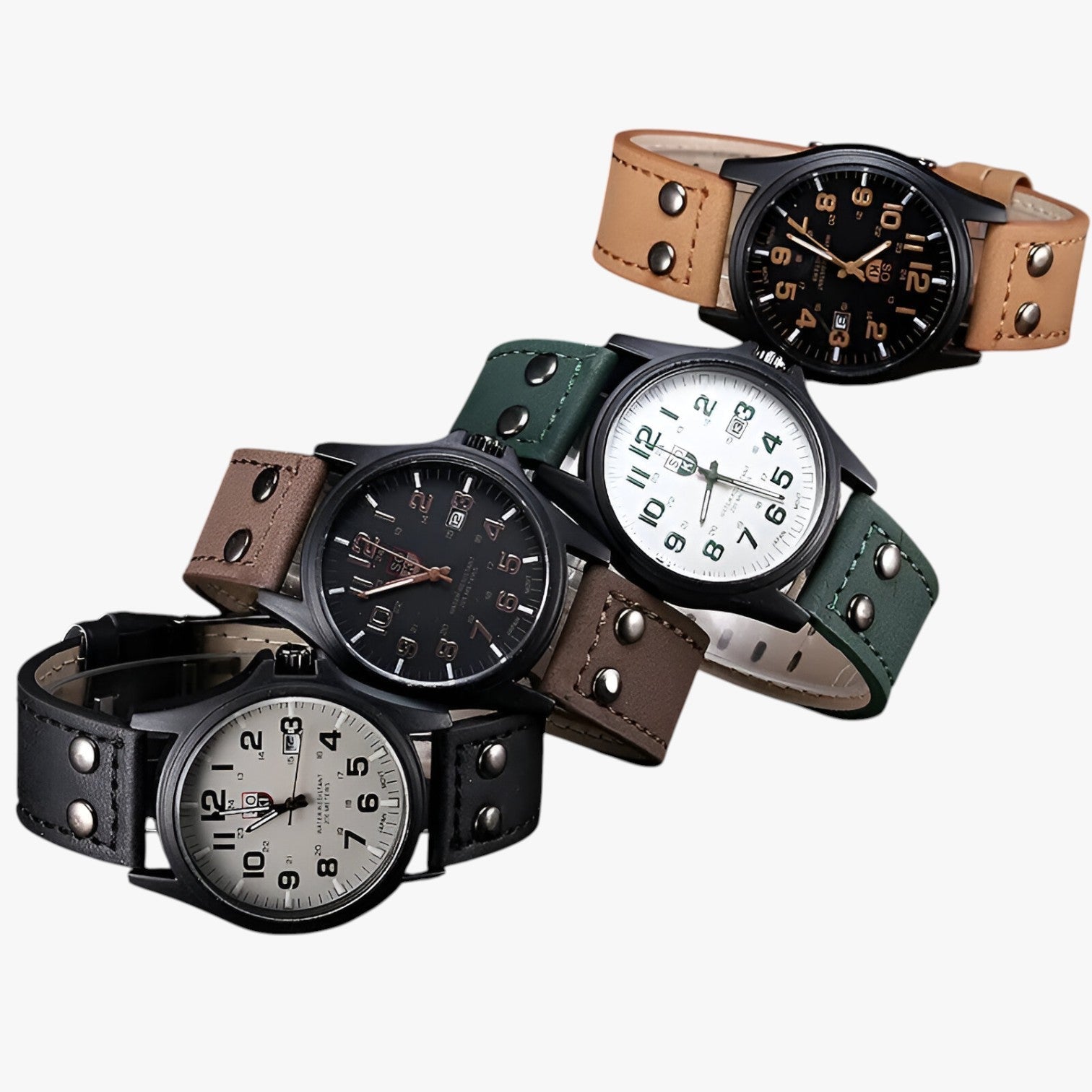 Claudio | Eleganz für den Alltag – Herrenarmbanduhr mit Datum und sportlichem Stil