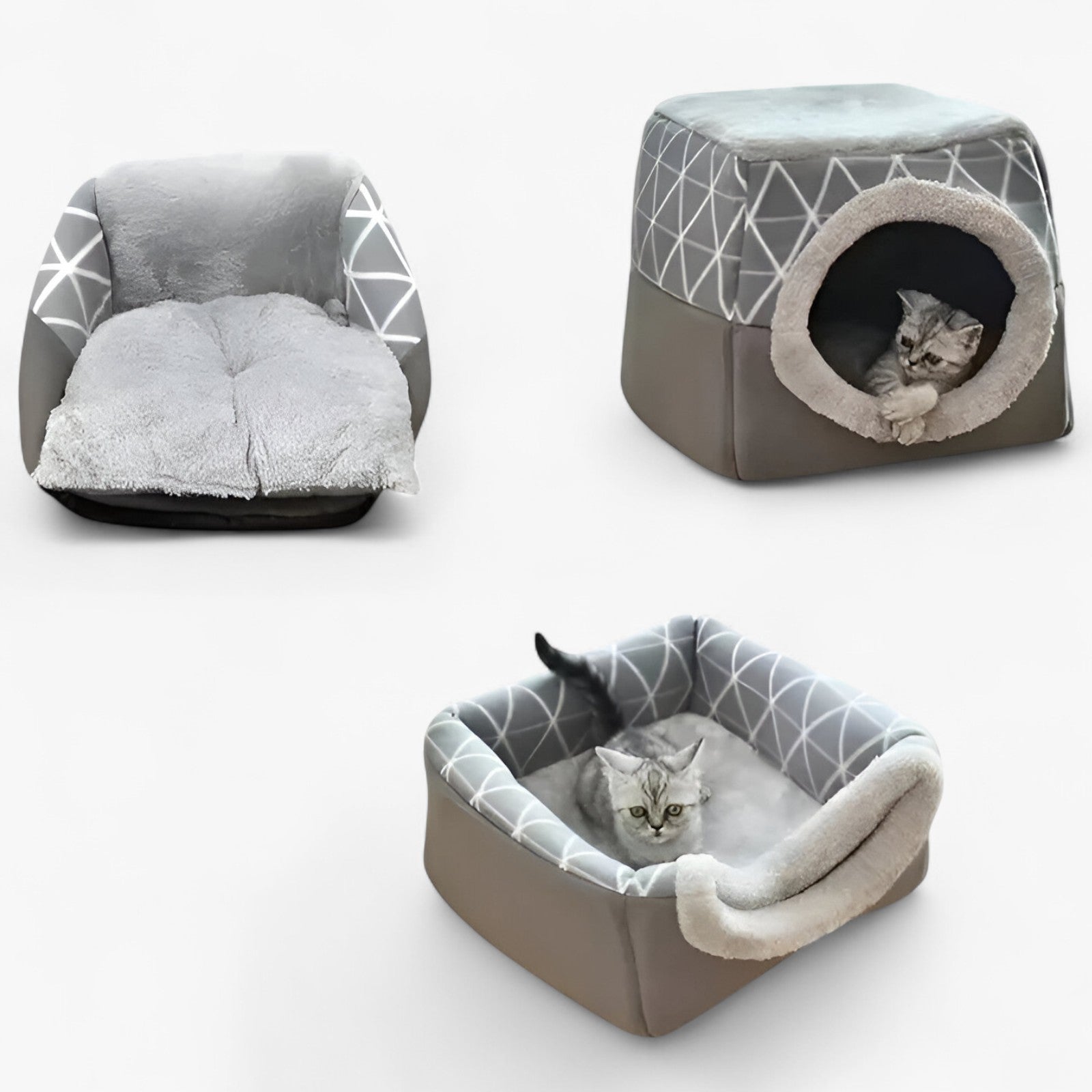 Felix | Multifuntionelles warmes Haustierbett