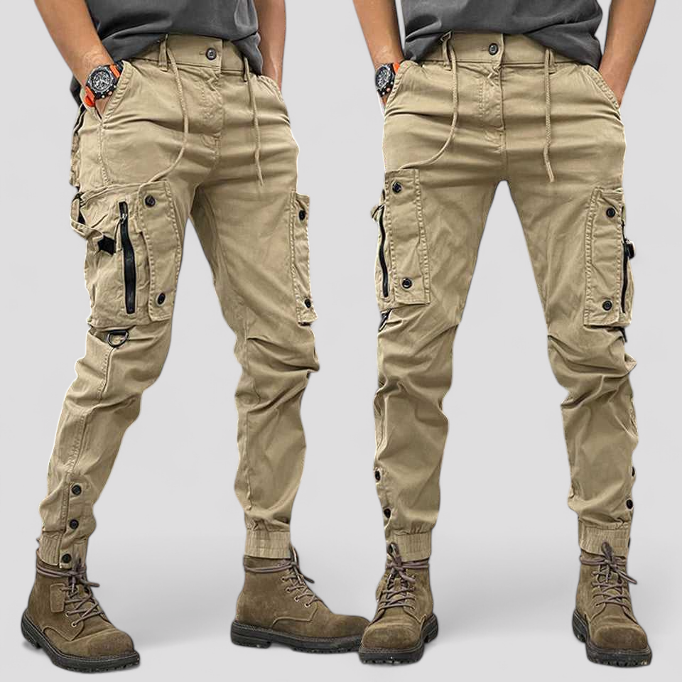Herren Cargohose Mit Praktischen Taschen 0